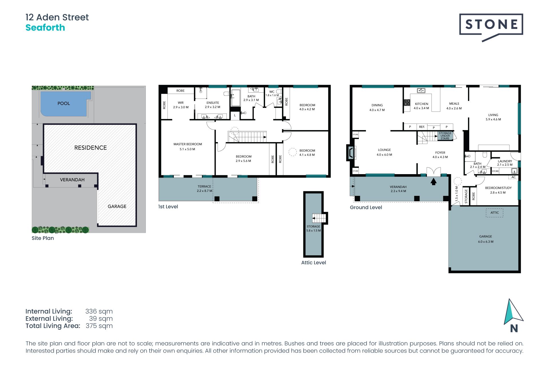 Sophisticated retreat in ultra-quiet enclave and north-to-rear aspect