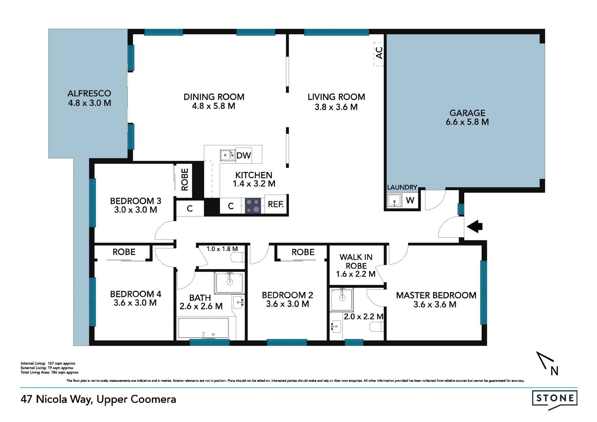 Easement-free and flat 732sqm block