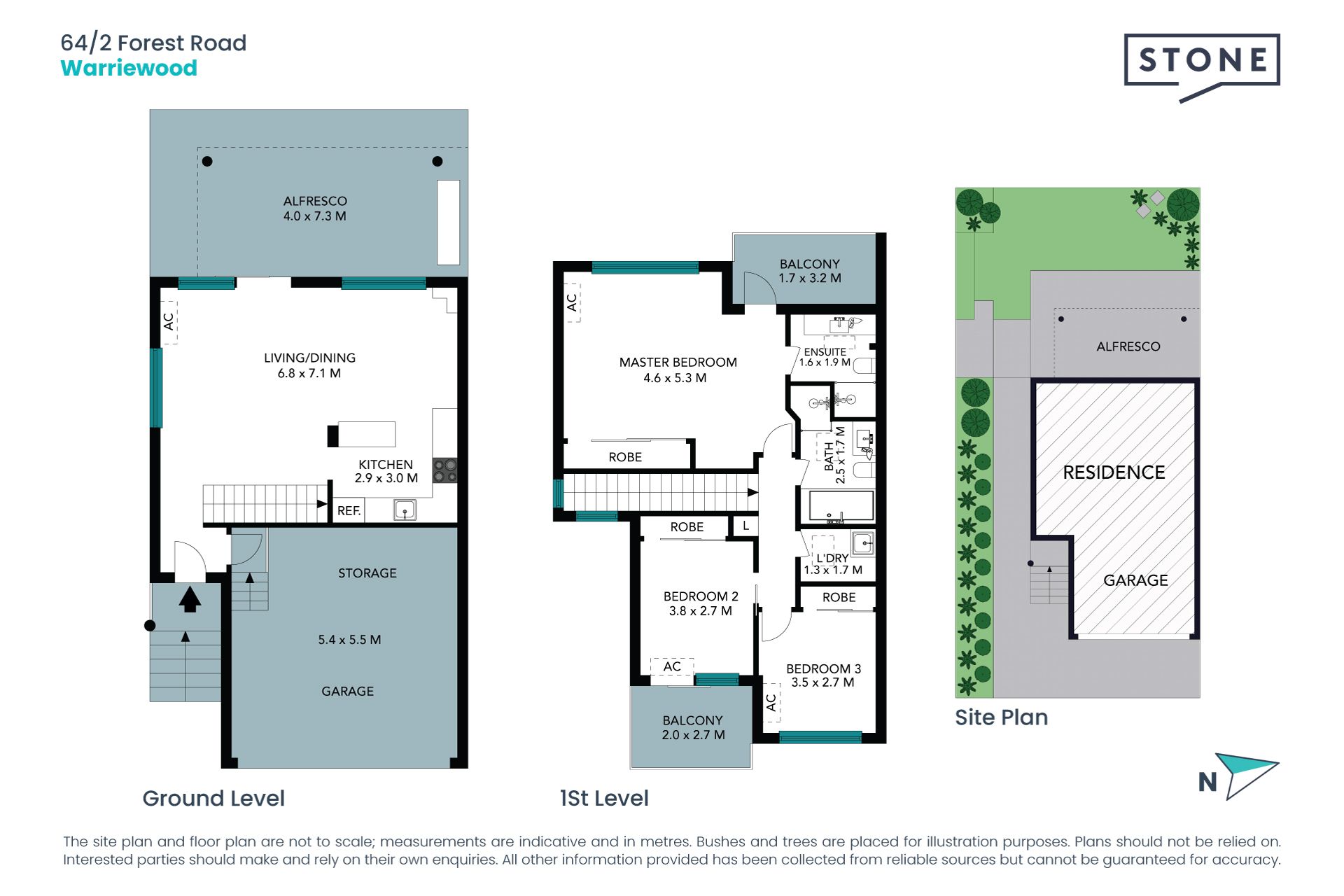 Perfect set-up for a growing family with only one common wall
