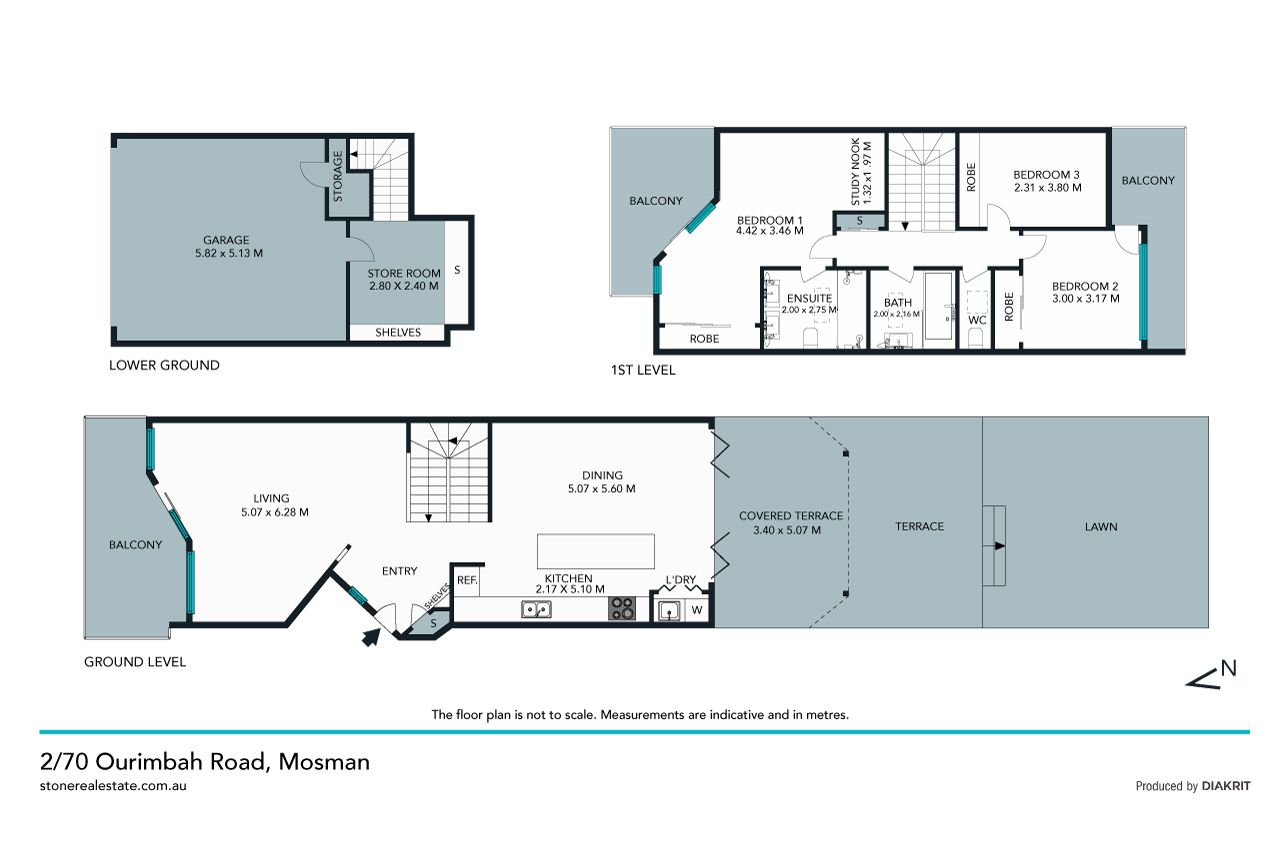 Two-storey contemporary terrace