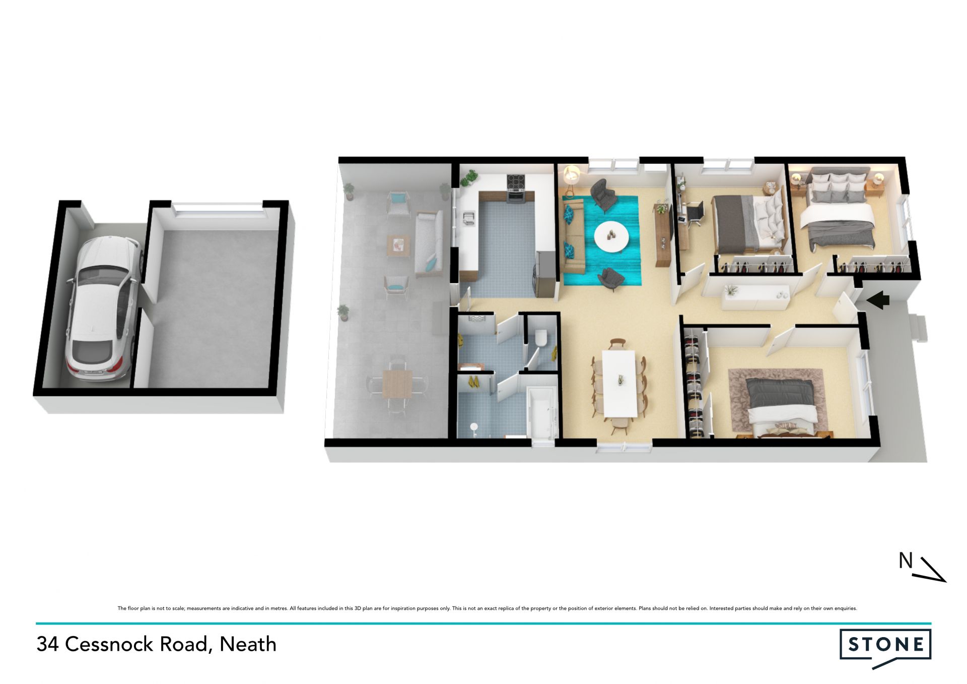 Fully renovated on a substantial block