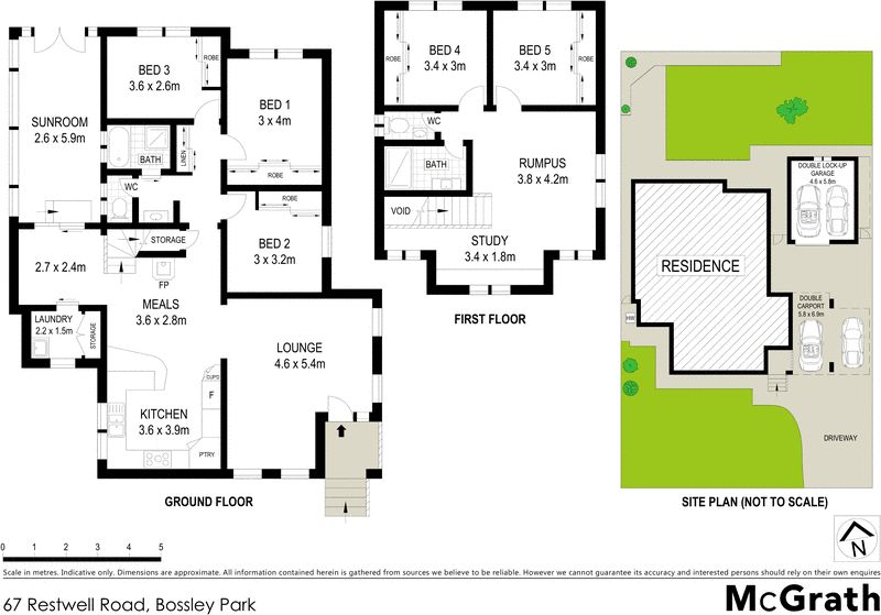 Dual level residence offering immense potential