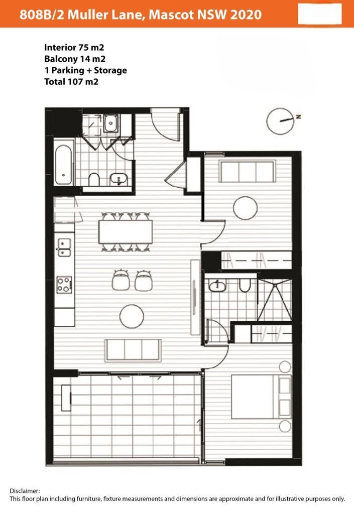 FULLY FURNISHED MODERN & CONVENIENCE 2 BEDROOM IN THE HEART OF MASCOT