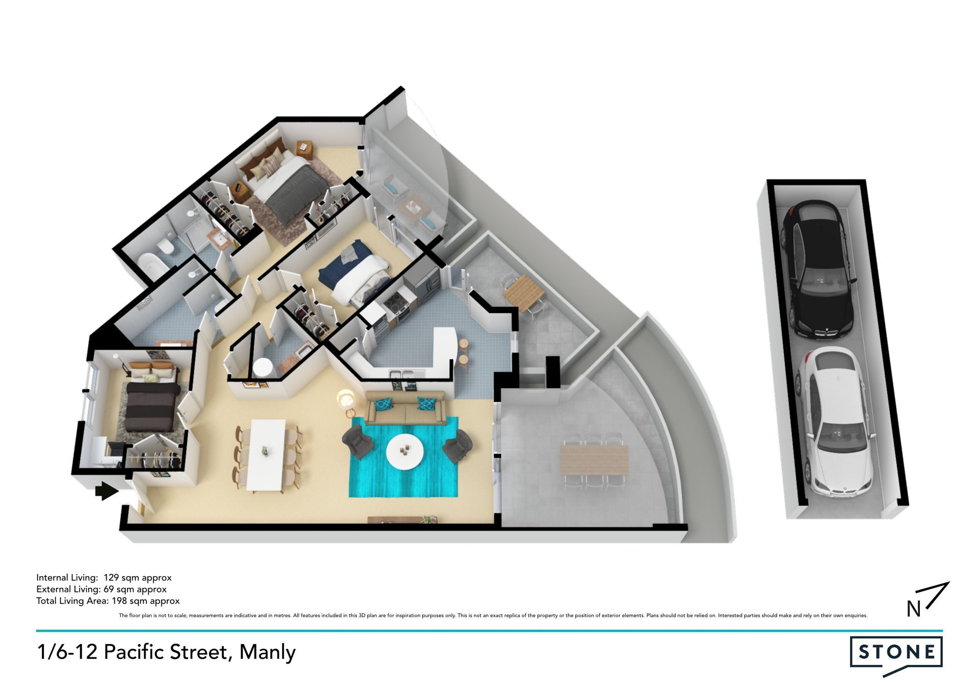 Luxury living metres from the beach  -  Contact agent for a private inspection
