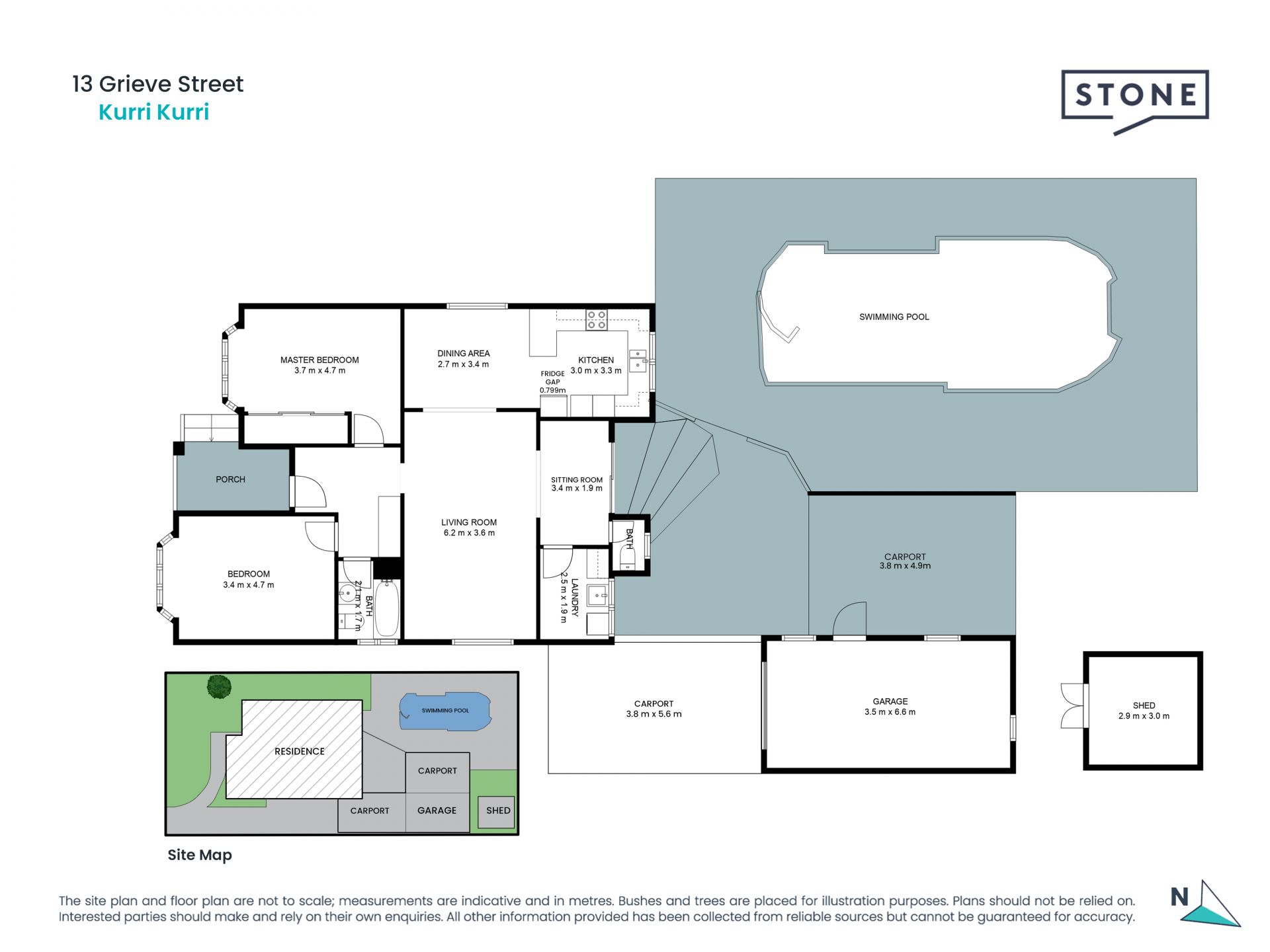 The perfectly tidy two bedroom home on 607sqm