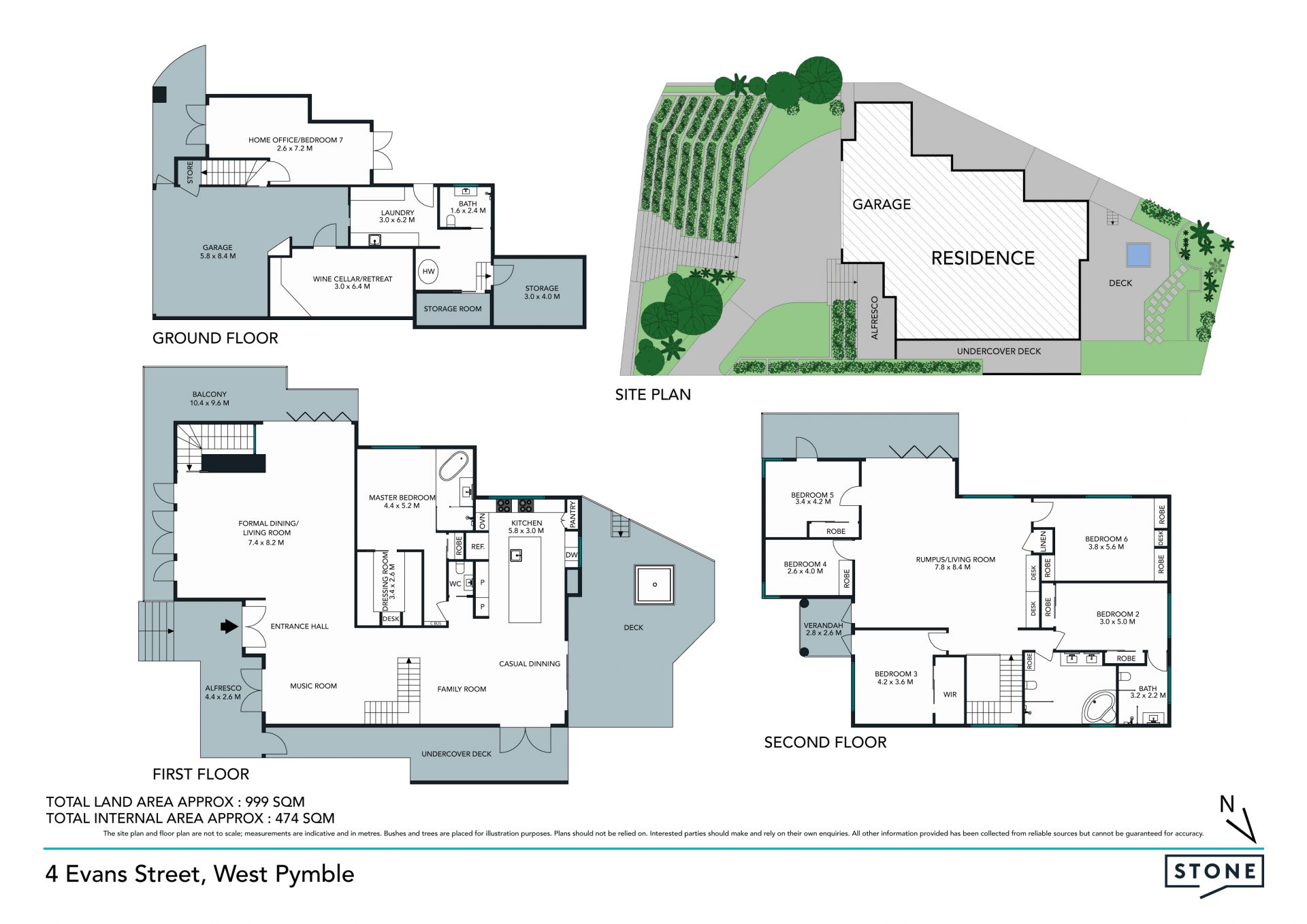 Treetop views - spectacular designer features throughout