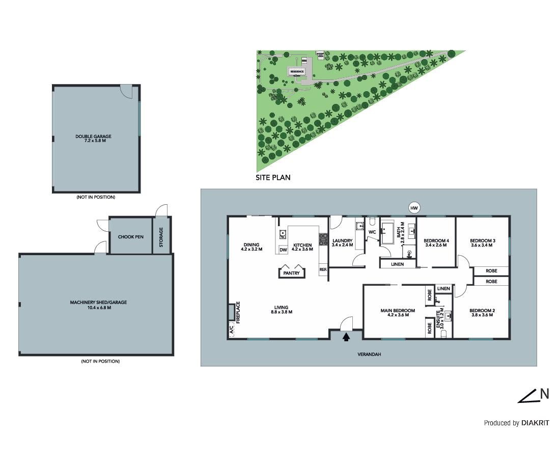 Contemporary living in an acreage setting