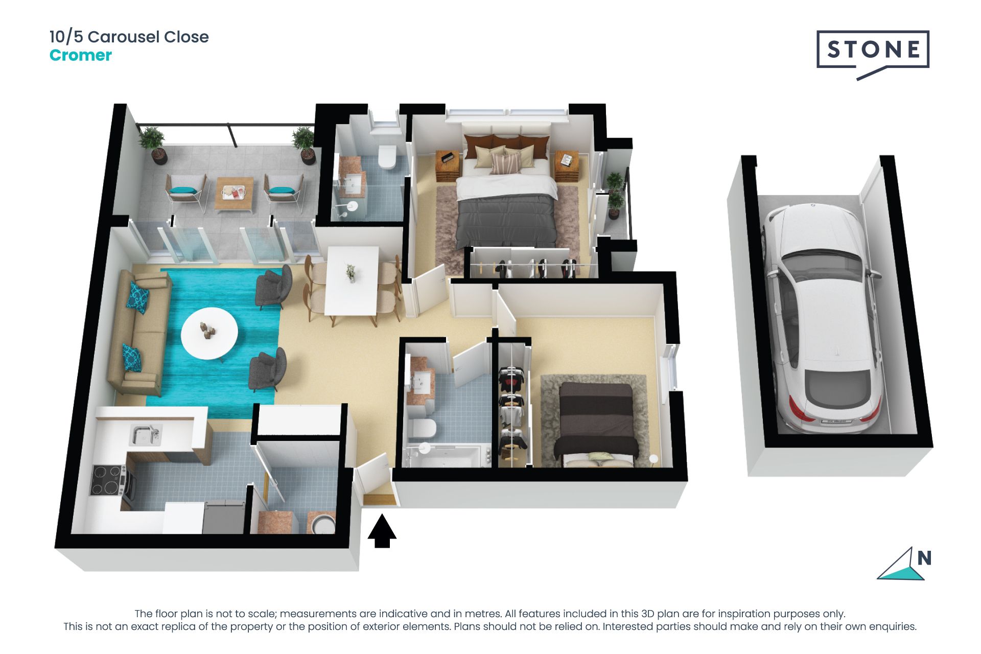 Light-filled, stylish and private