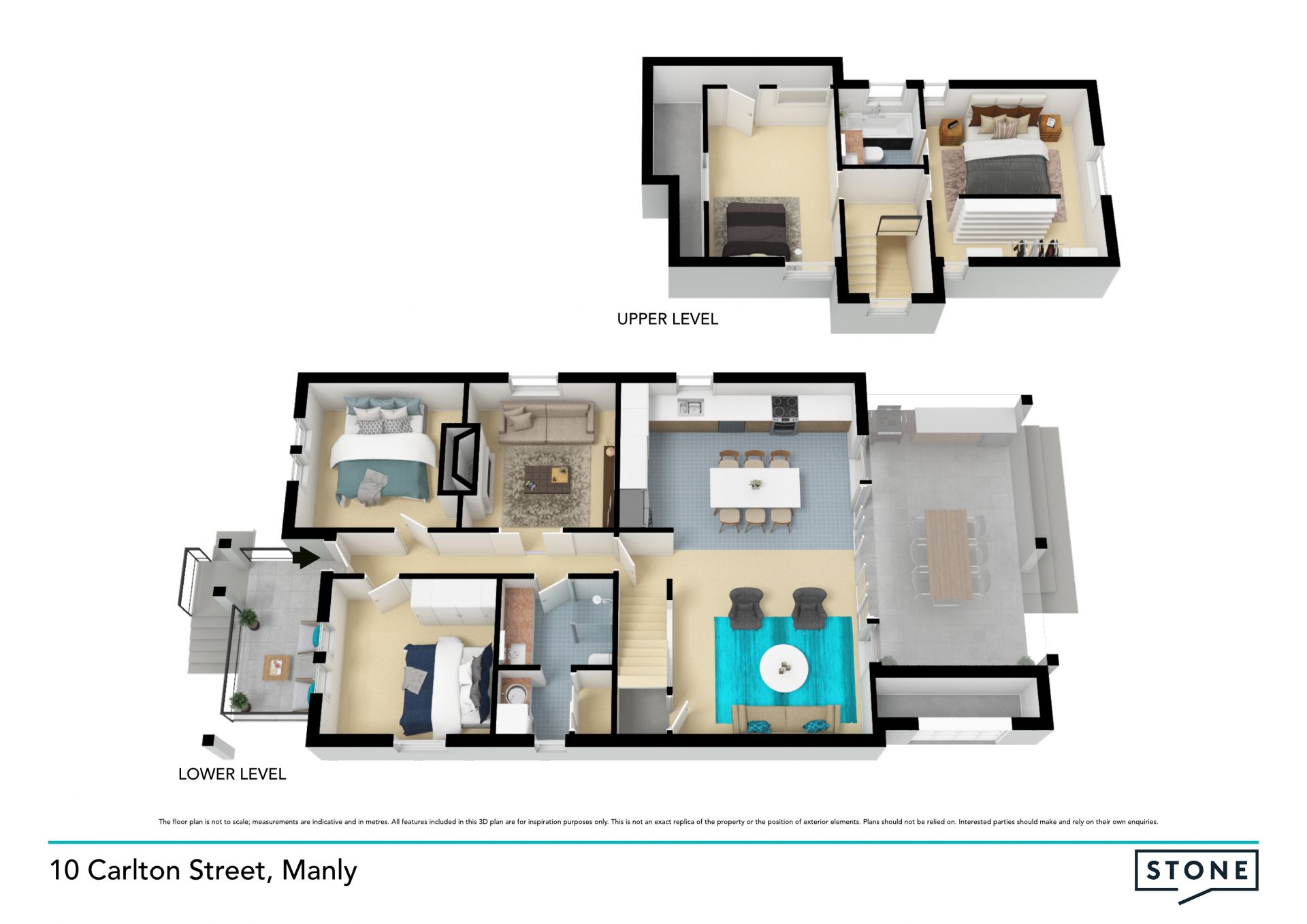 North facing, free standing home in prime beachside location