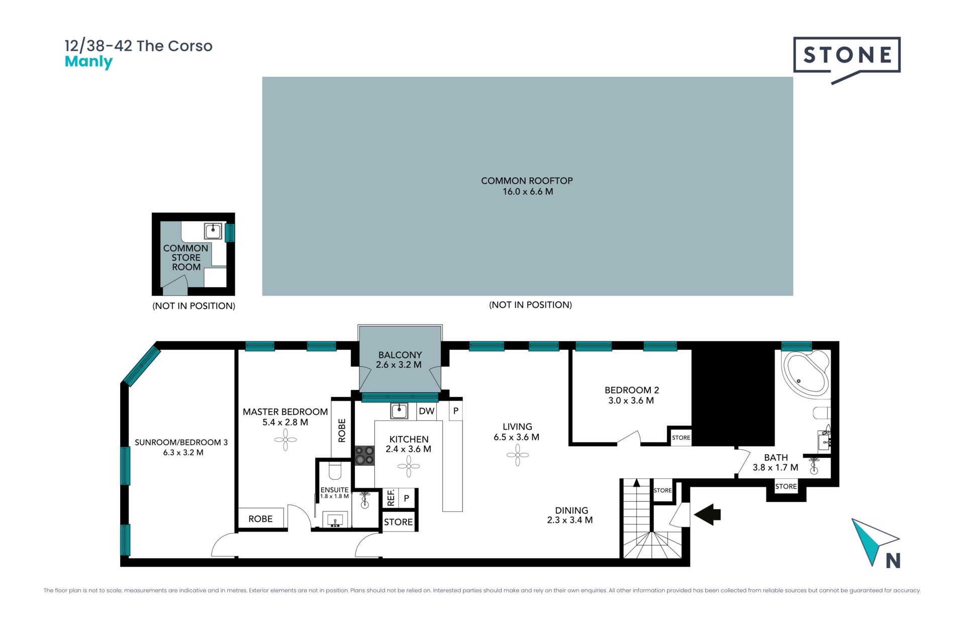 Majestic apartment covering 125sqm on title