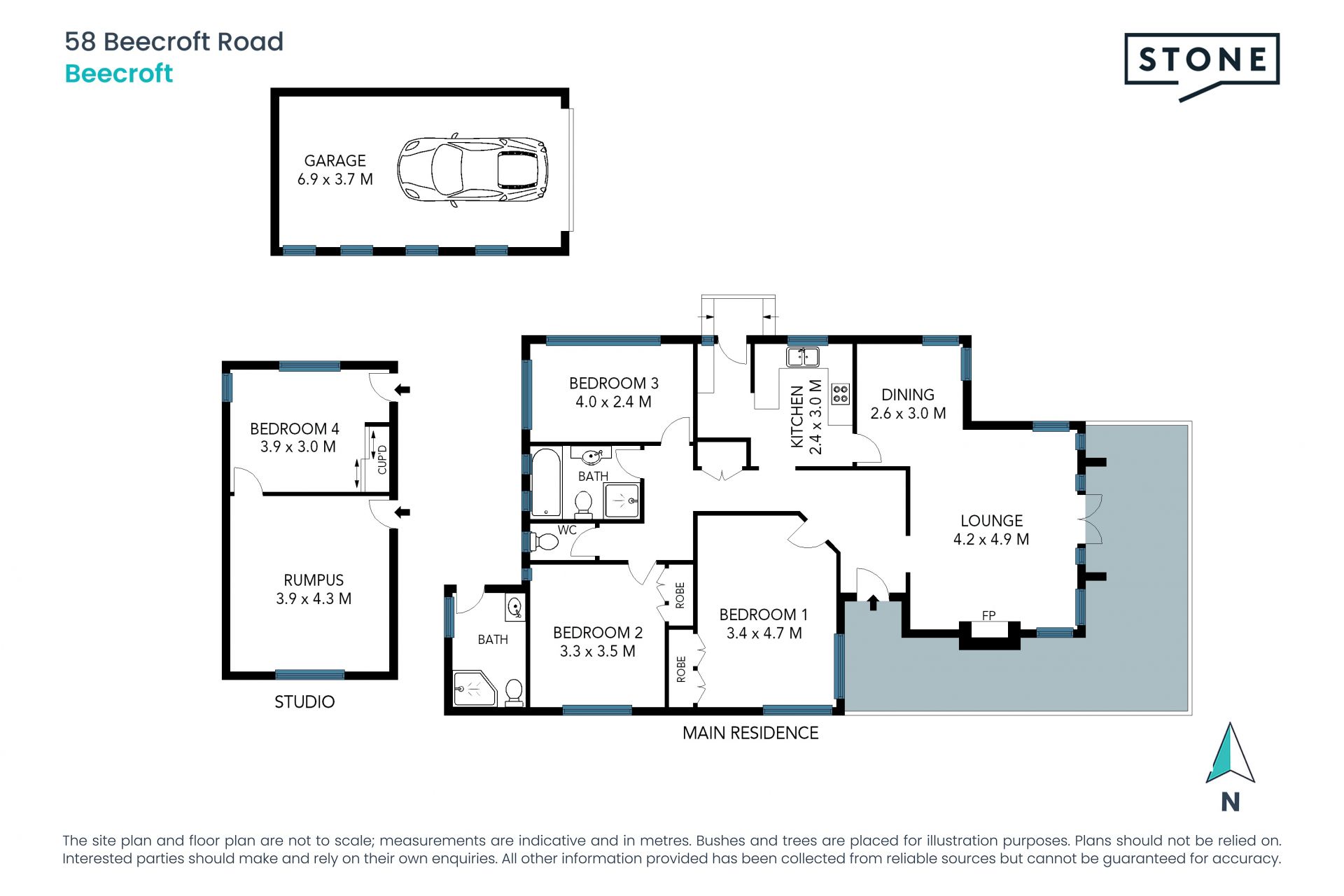 Prime location Large Family Home With Additional Studio