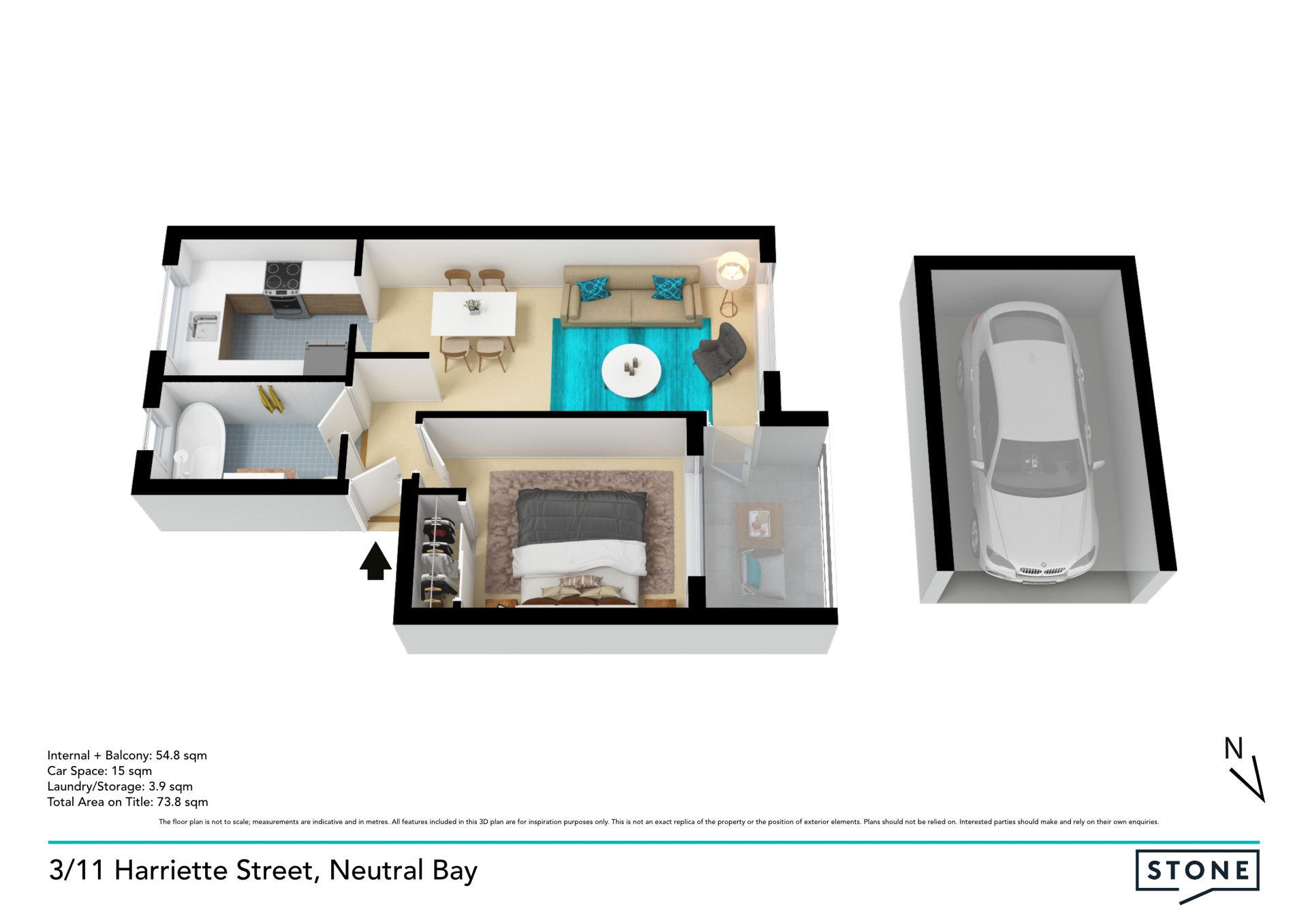 Executive living in harbourside locale