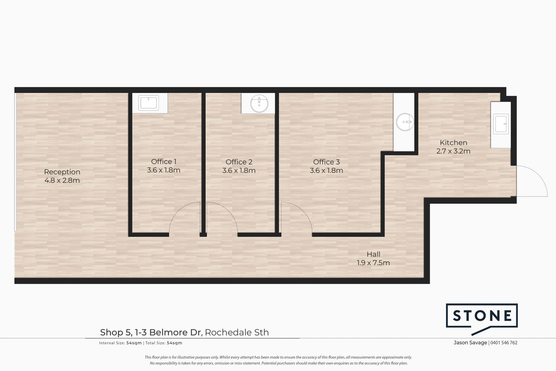 57sqm Retail / Office / Consulting Space
Exclusively Listed by Stone Commercial