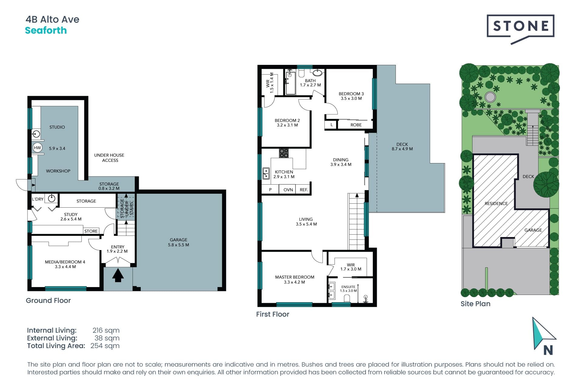 Modern, immaculate and private home set amidst bushland reserve