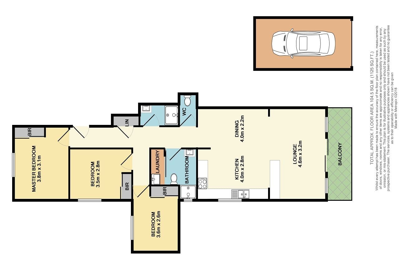 Renovated three bedroom apartment