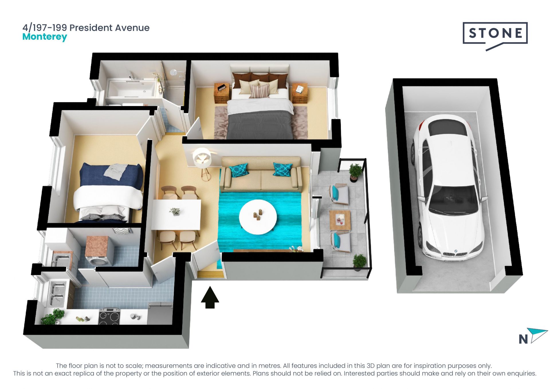 North-Facing beachside living with entry-level appeal
