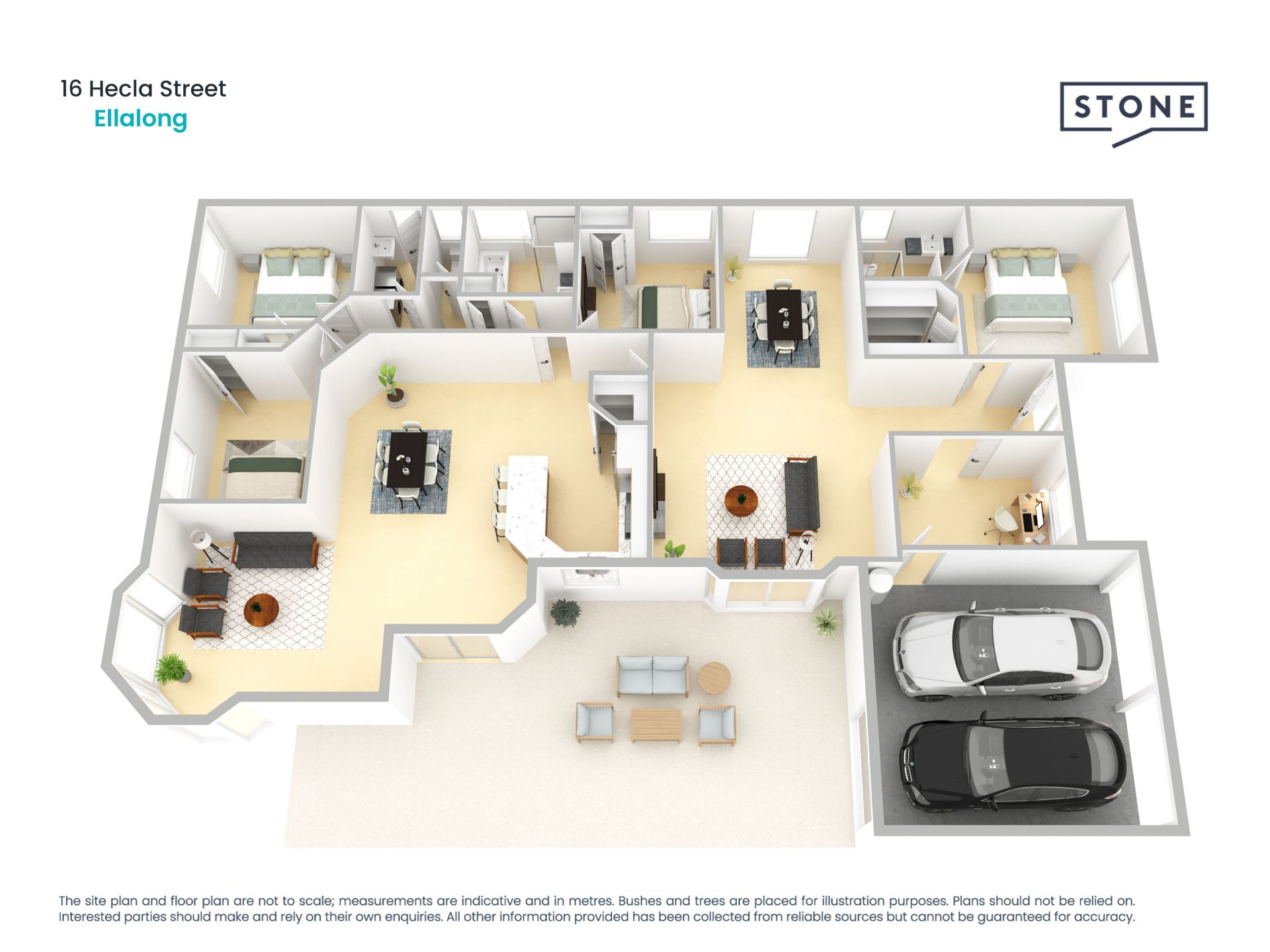 Your sprawling four bedroom plus study home on 2023sqm
