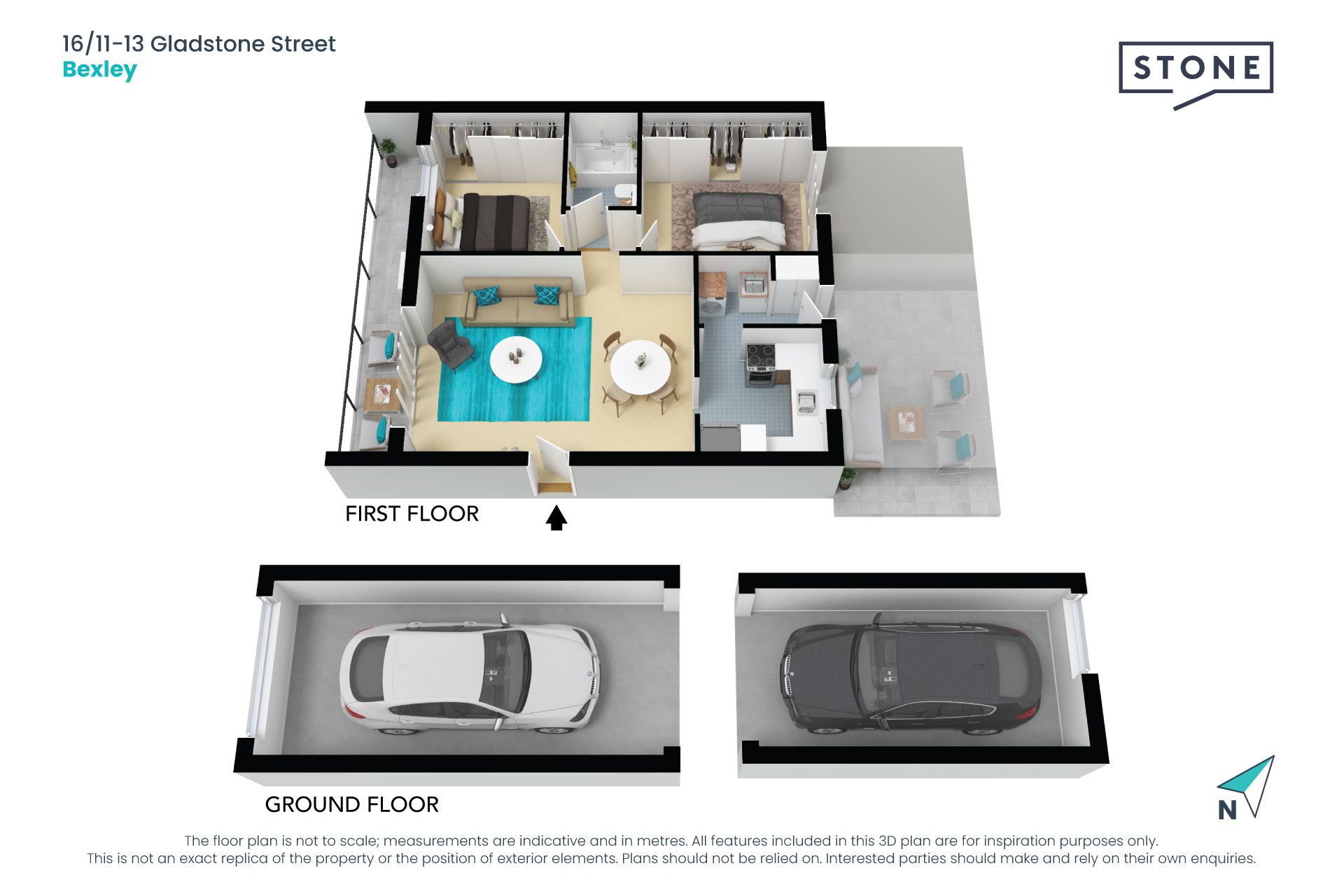 Renovated villa-style apartment