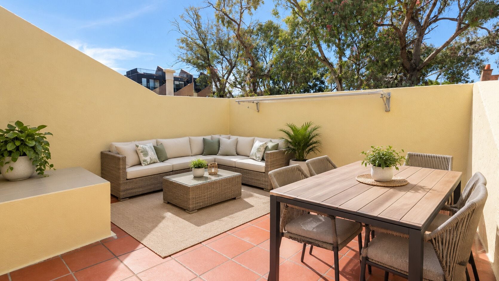 Comfortable and well-presented living area