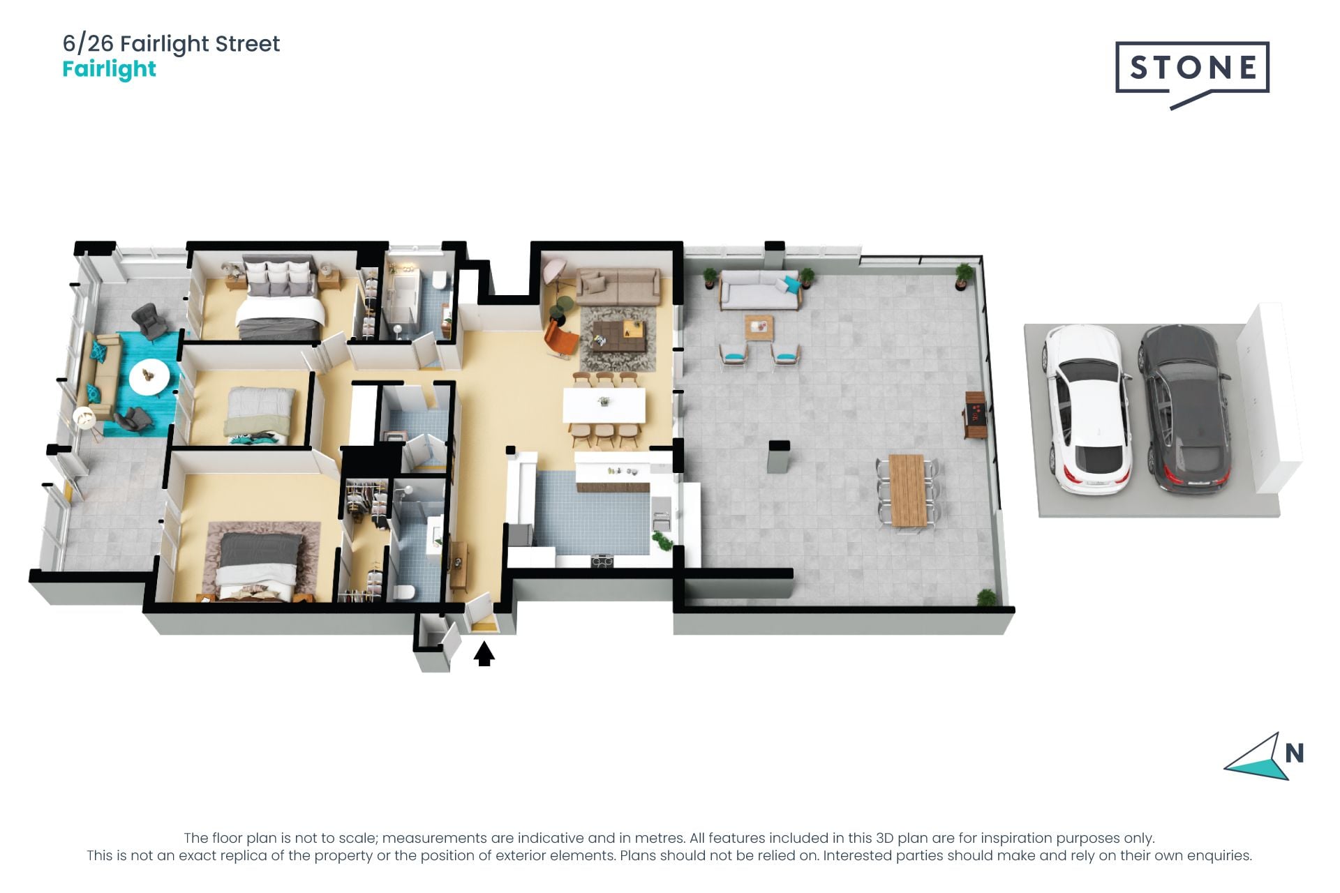 Impressive house-like apartment