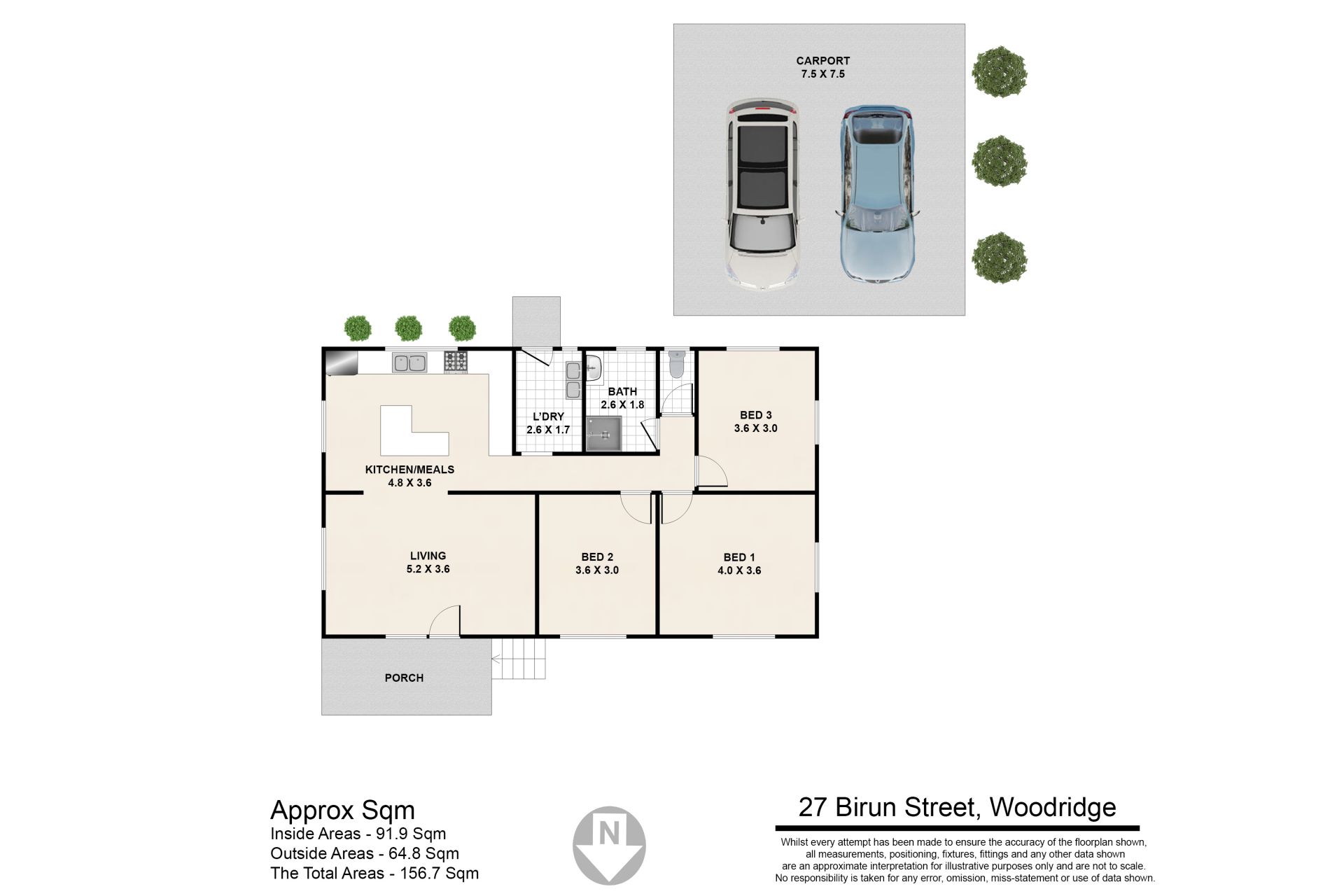 A Must See! Fresh, Tidy, North Facing Home on 655sqm