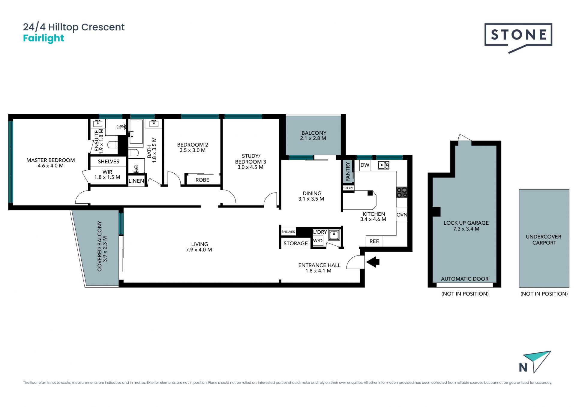 Oversized 190sqm security apartment with trophy harbour views