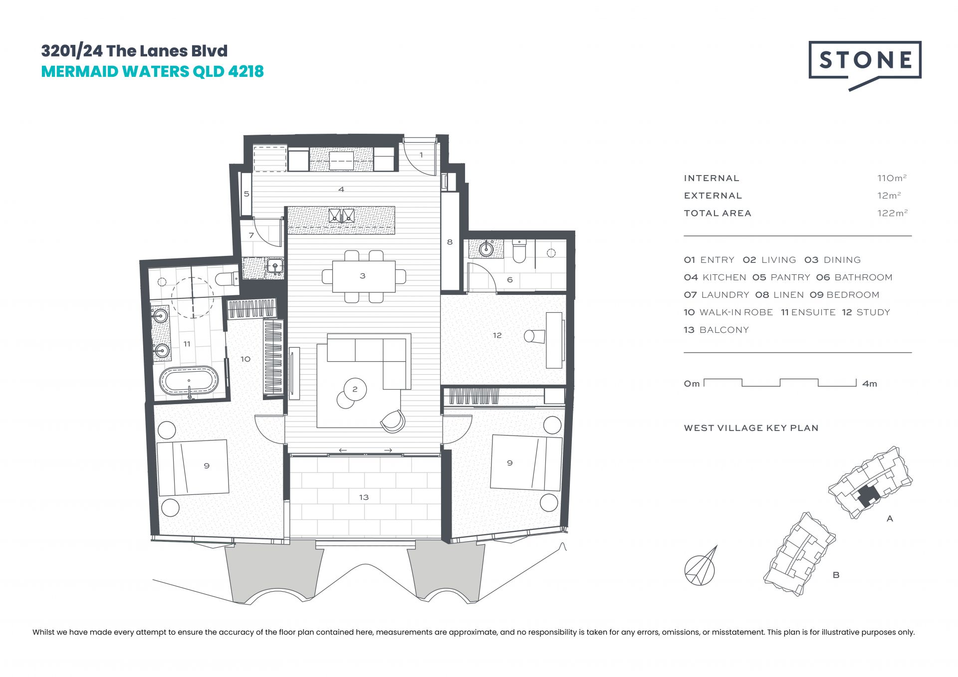 Lake Facing Two Bedroom + MPR at The Lanes Residences