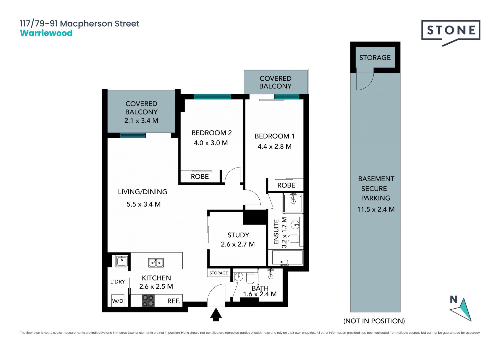 Modern and spacious apartment with separate home office