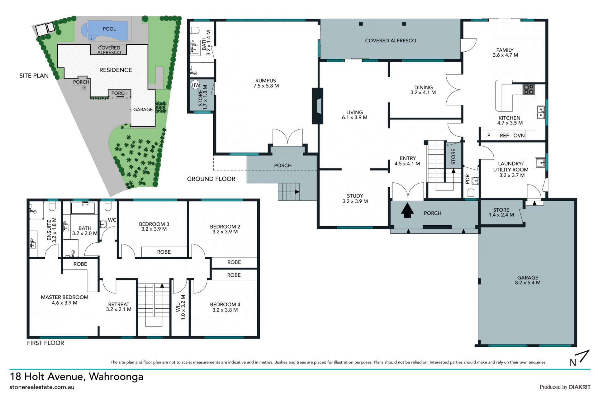 An abundance of relaxed, family living spaces