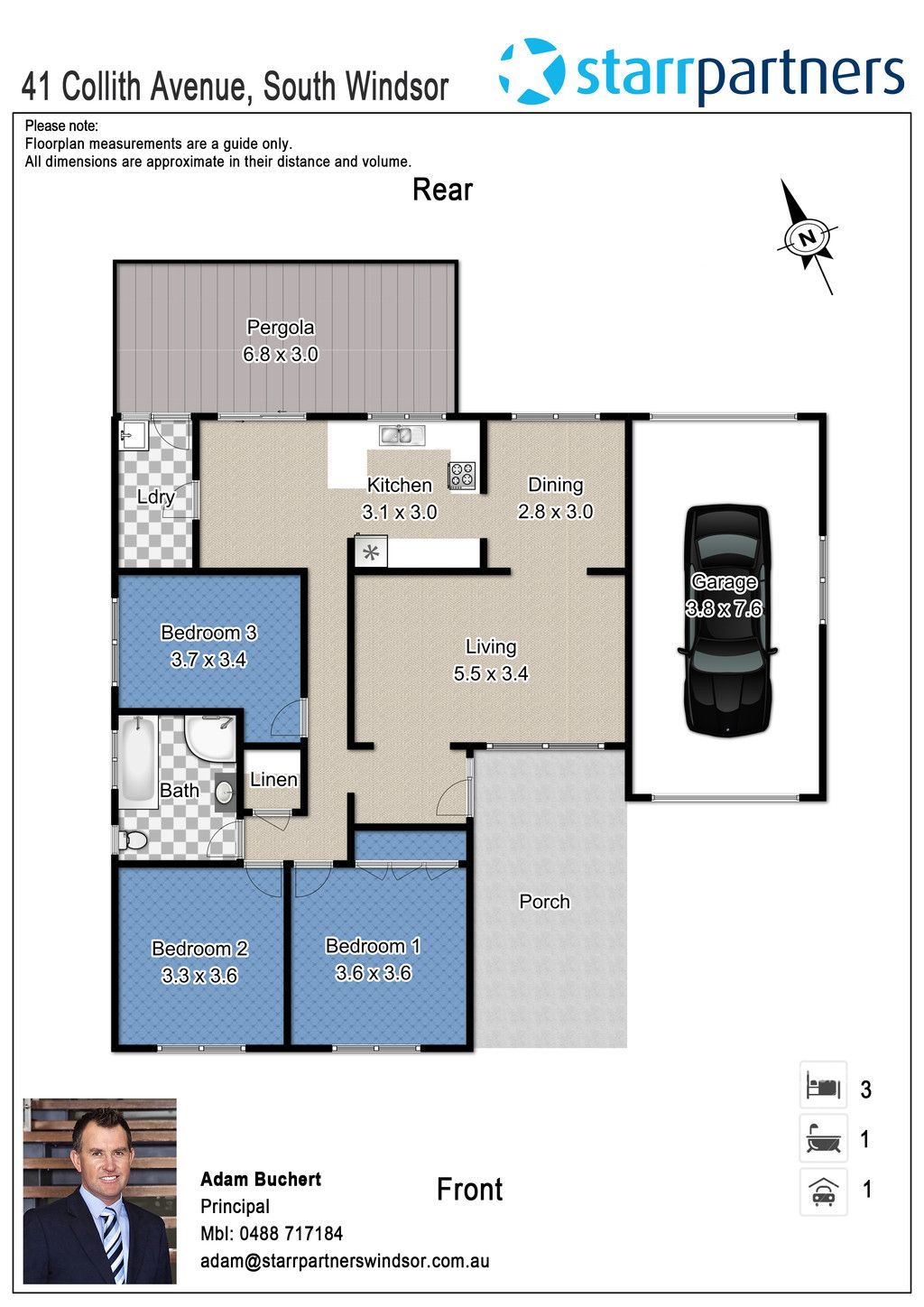 3 Bedroom home