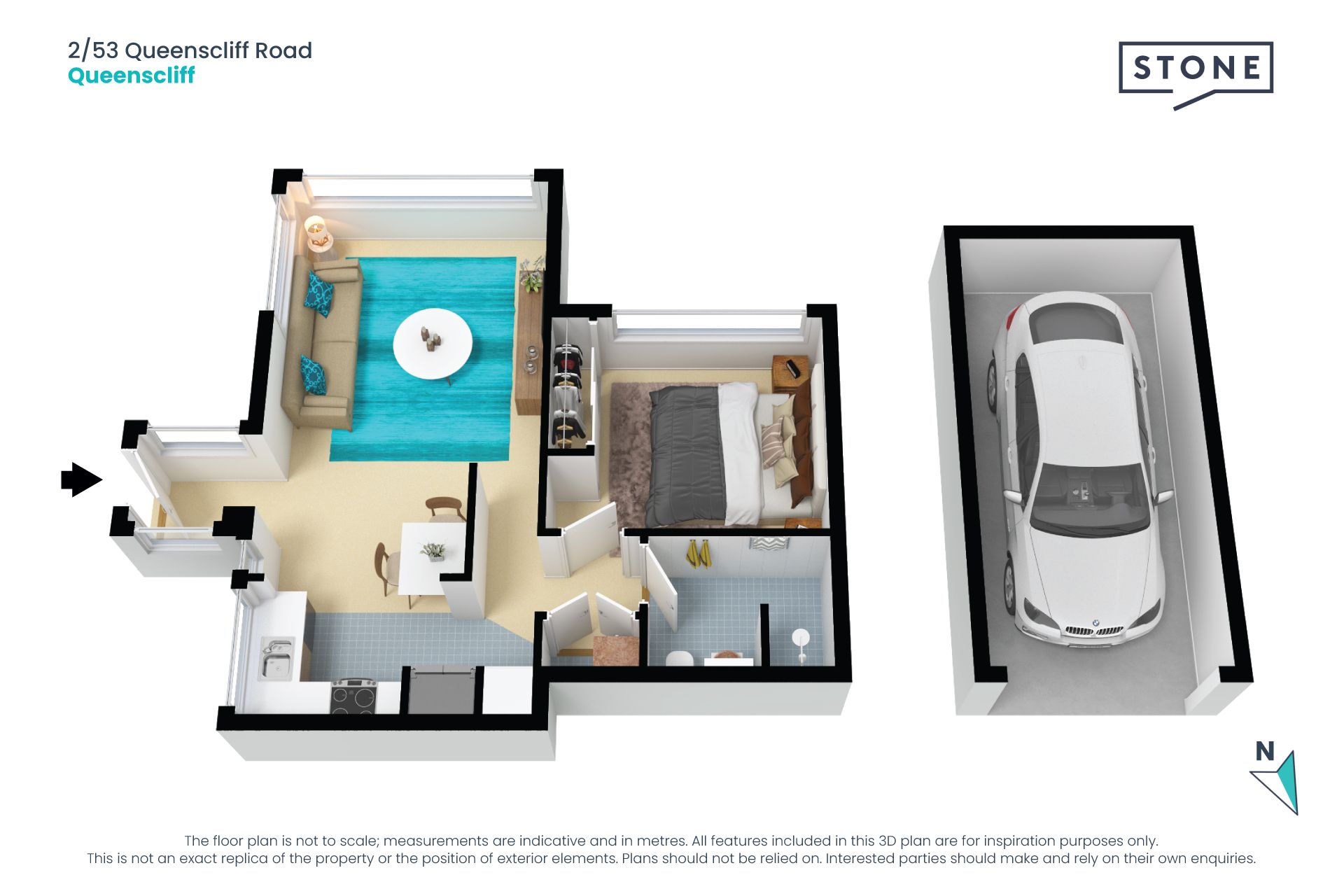 Chic one bedder just 200m from Queenscliff Beach