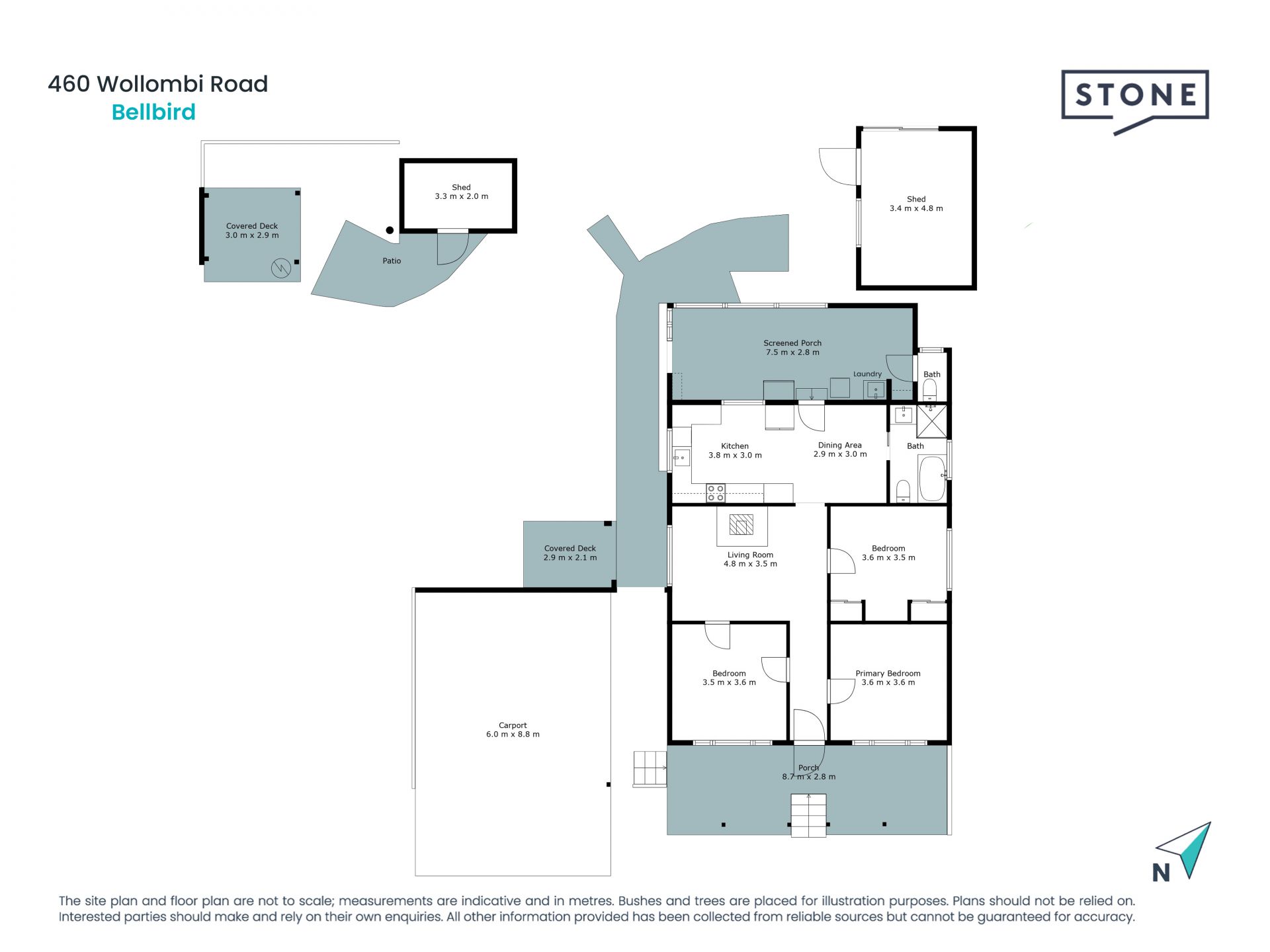Expansive 1,719.9 sqm block with updated original cottage