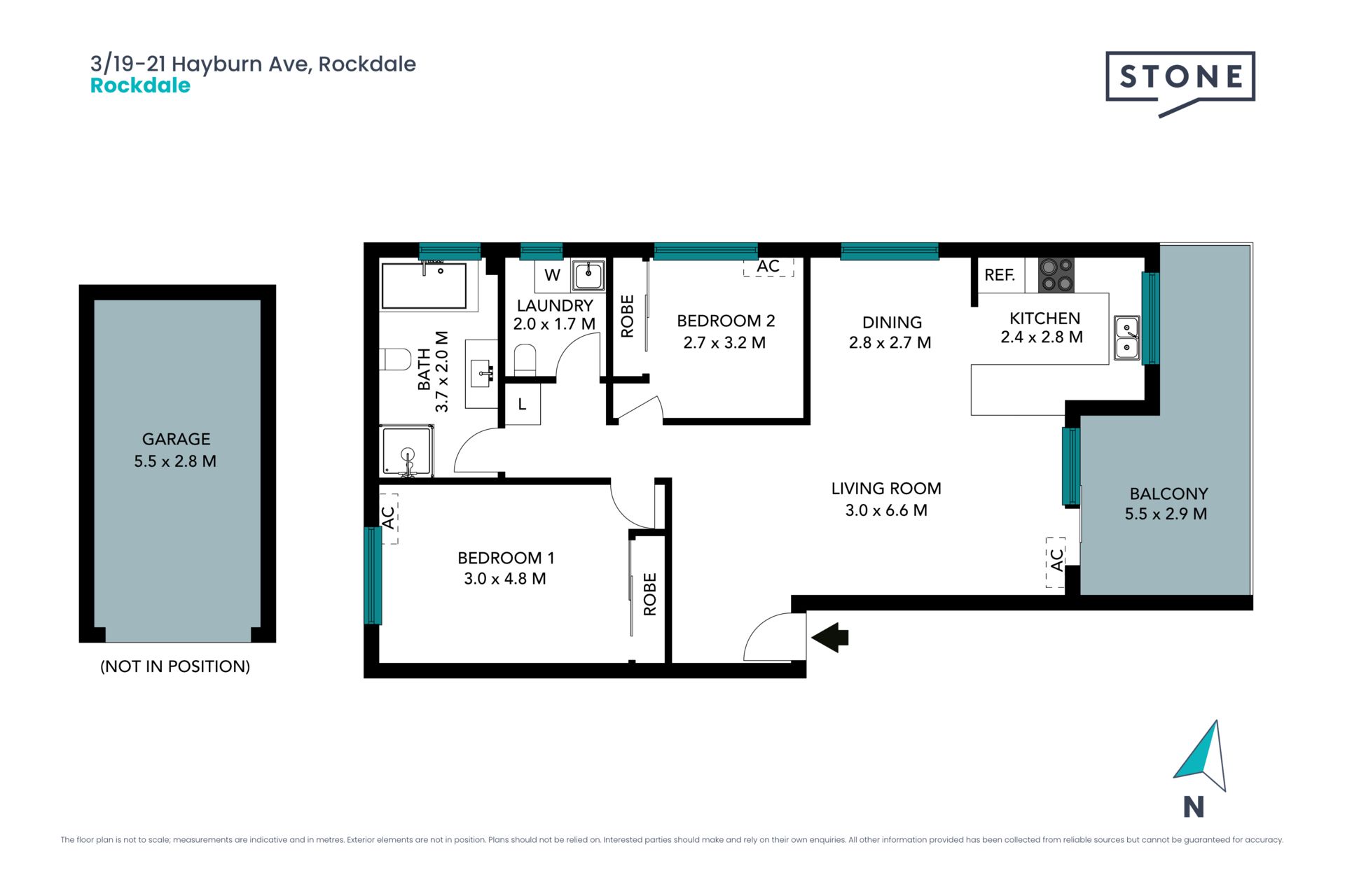 MODERN APARTMENT IN QUIET, WALK-EVERYWHERE POSITION