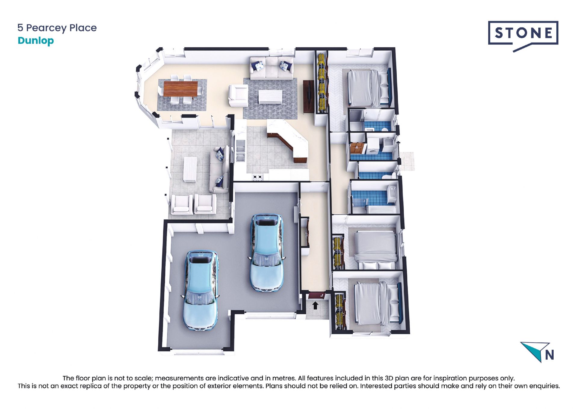 Immaculate 3-bedroom home in Dunlop at the end of a quiet cul-de-sac.