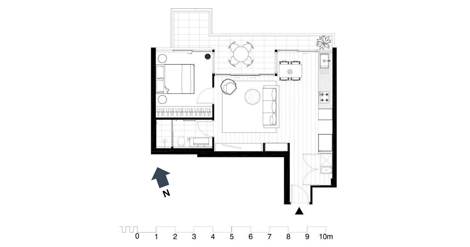 Stylish & Modern 1 bedroom apartment In Central Location!