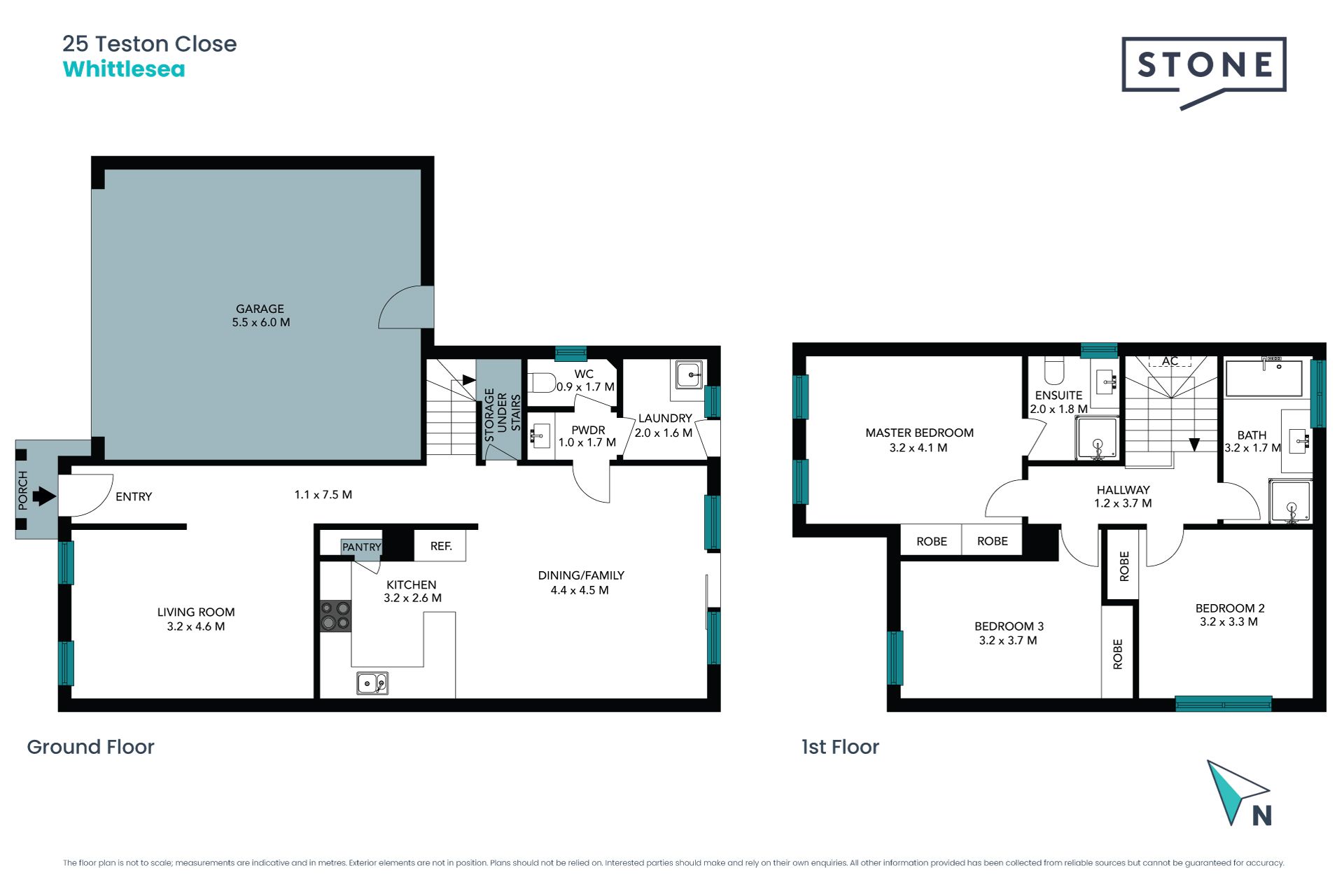 Serene and quiet location with parkland views