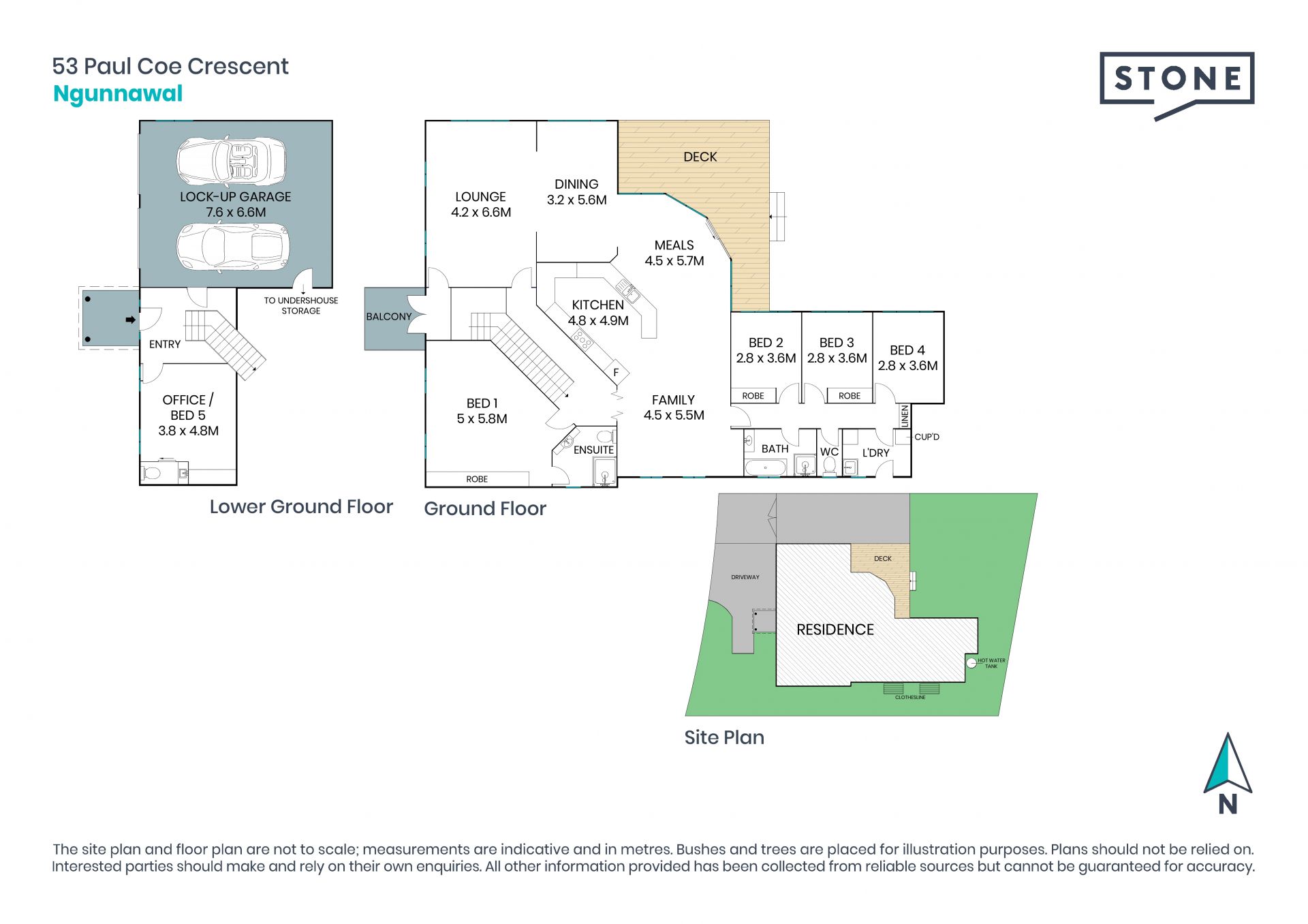 Spacious and light-filled 350.49 sqm, 5-bedroom home.