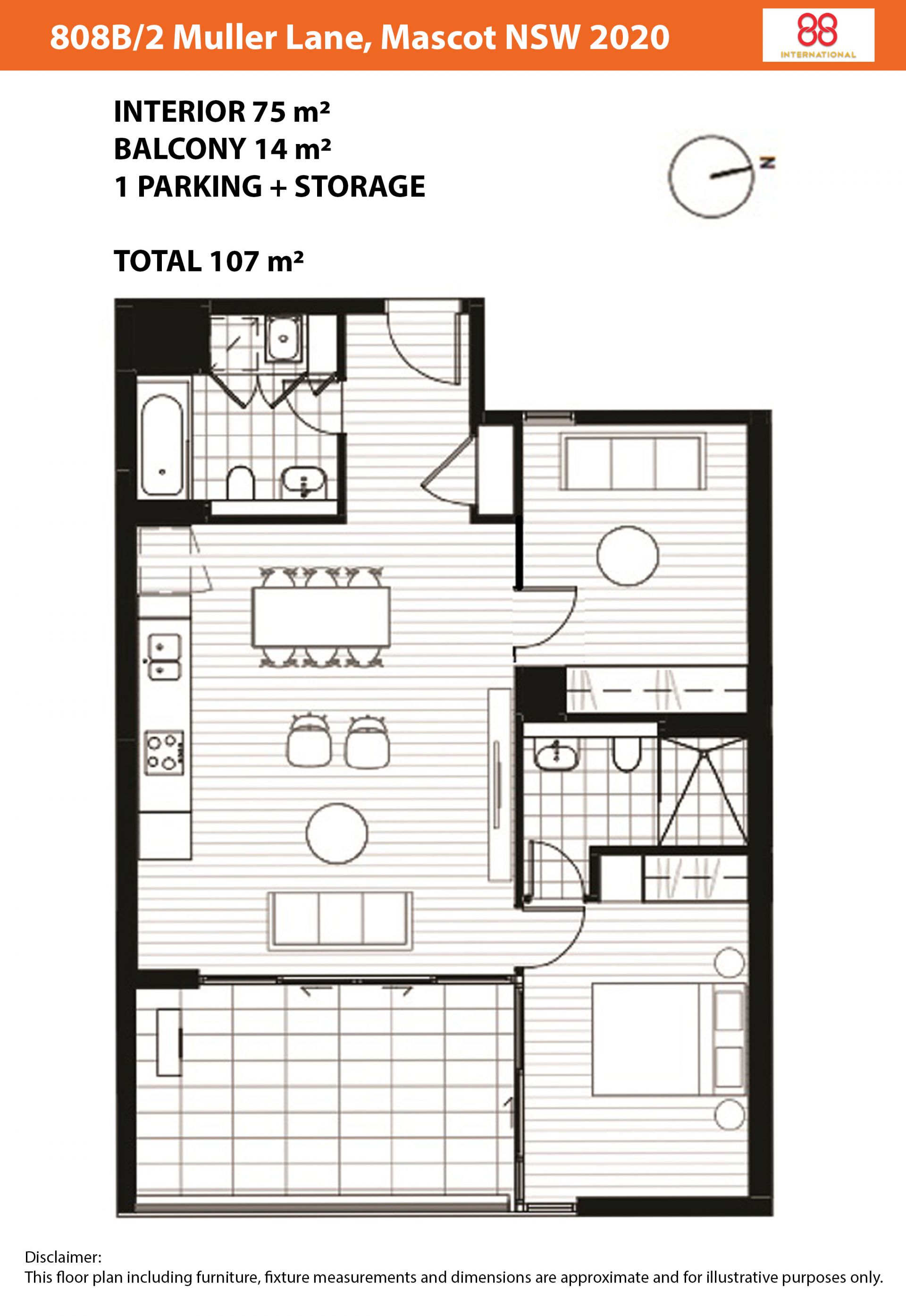 LUXURY 2 BEDROOM WITH MORNING SUN IN THE HEART OF MASCOT