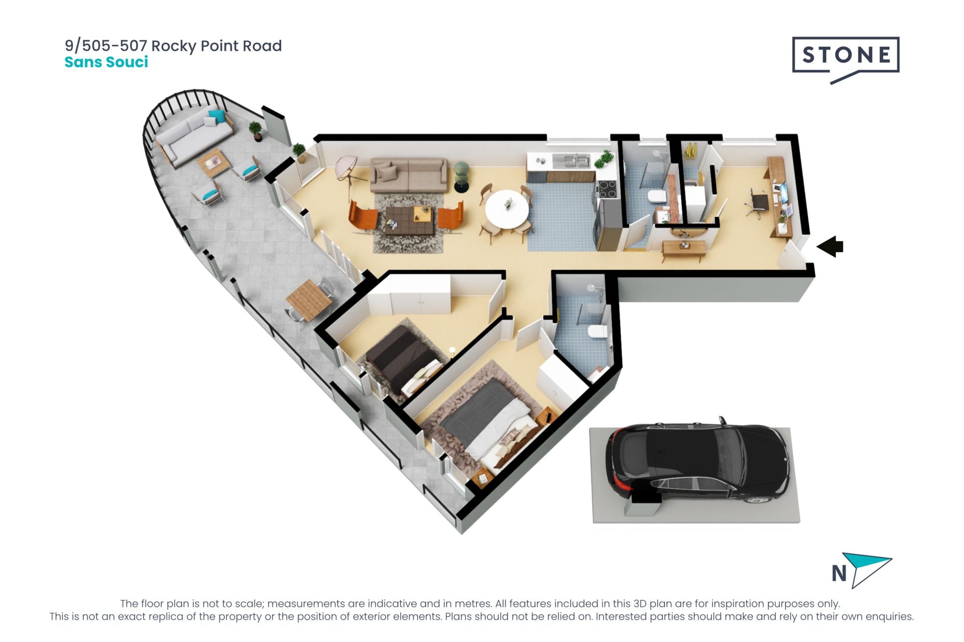 Brand new water view apartment in lifestyle hub