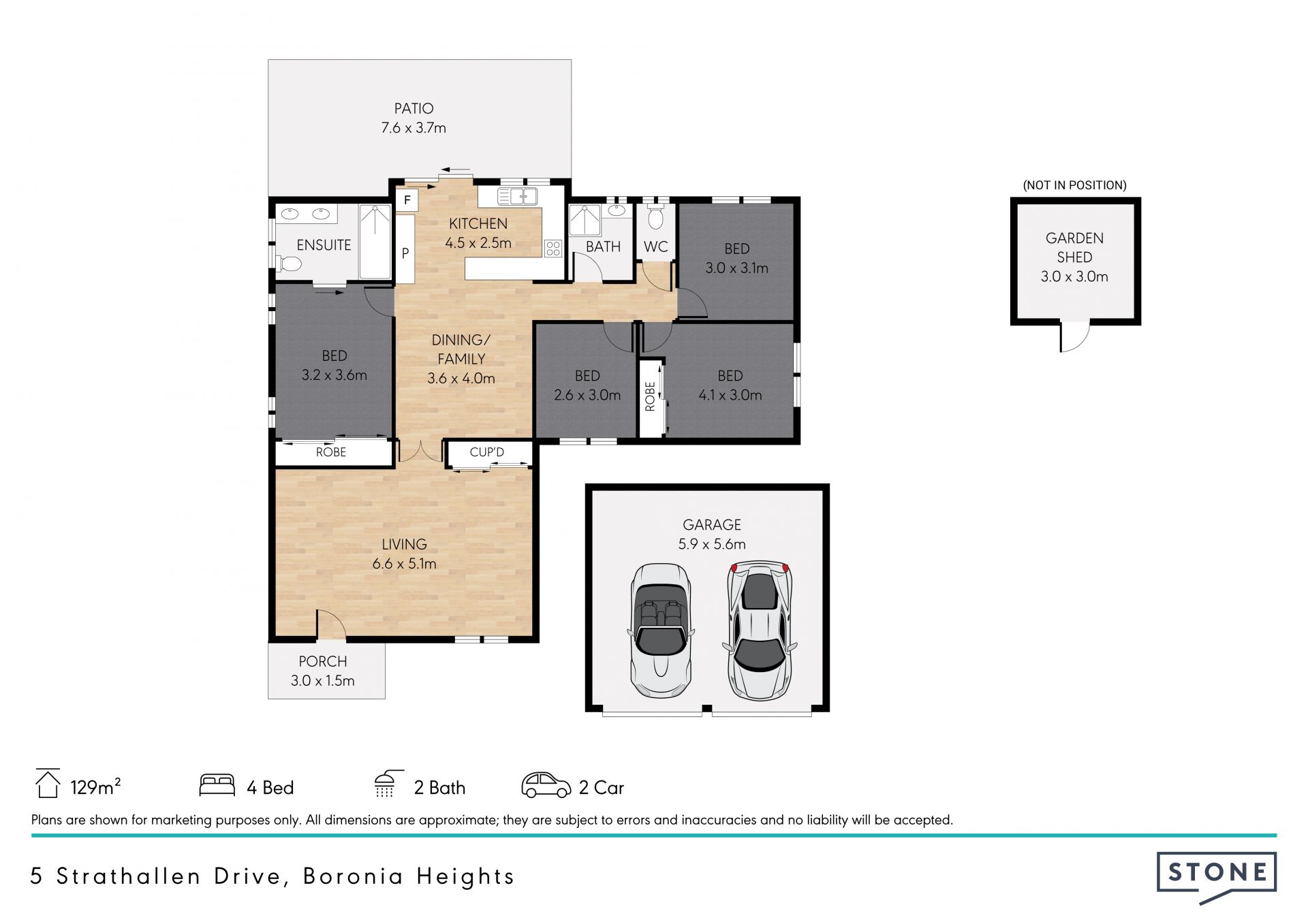 SOLD BY MELISSA VERSCHUUR | 0415745210