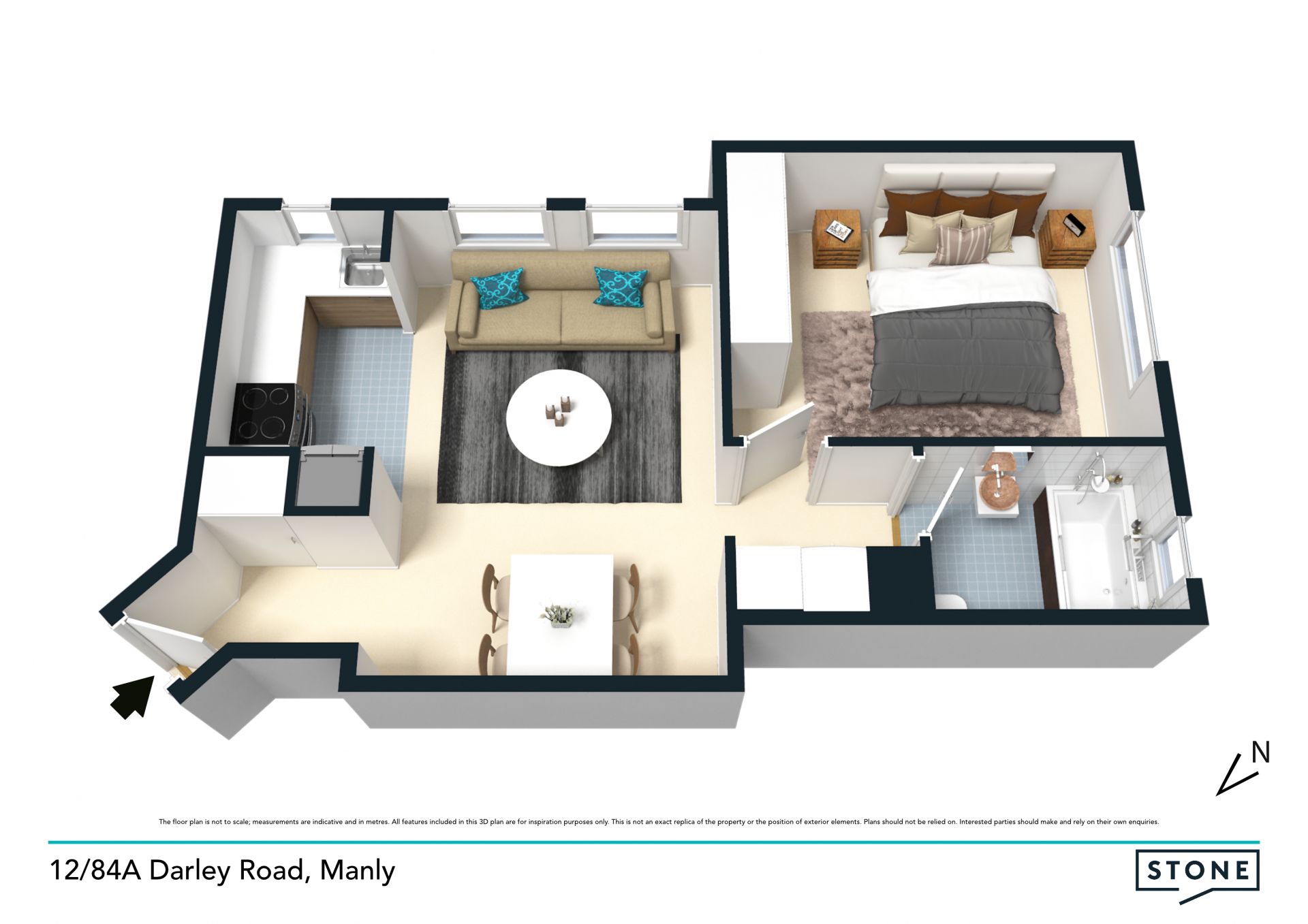 Art Deco apartment nestled on Eastern Hill