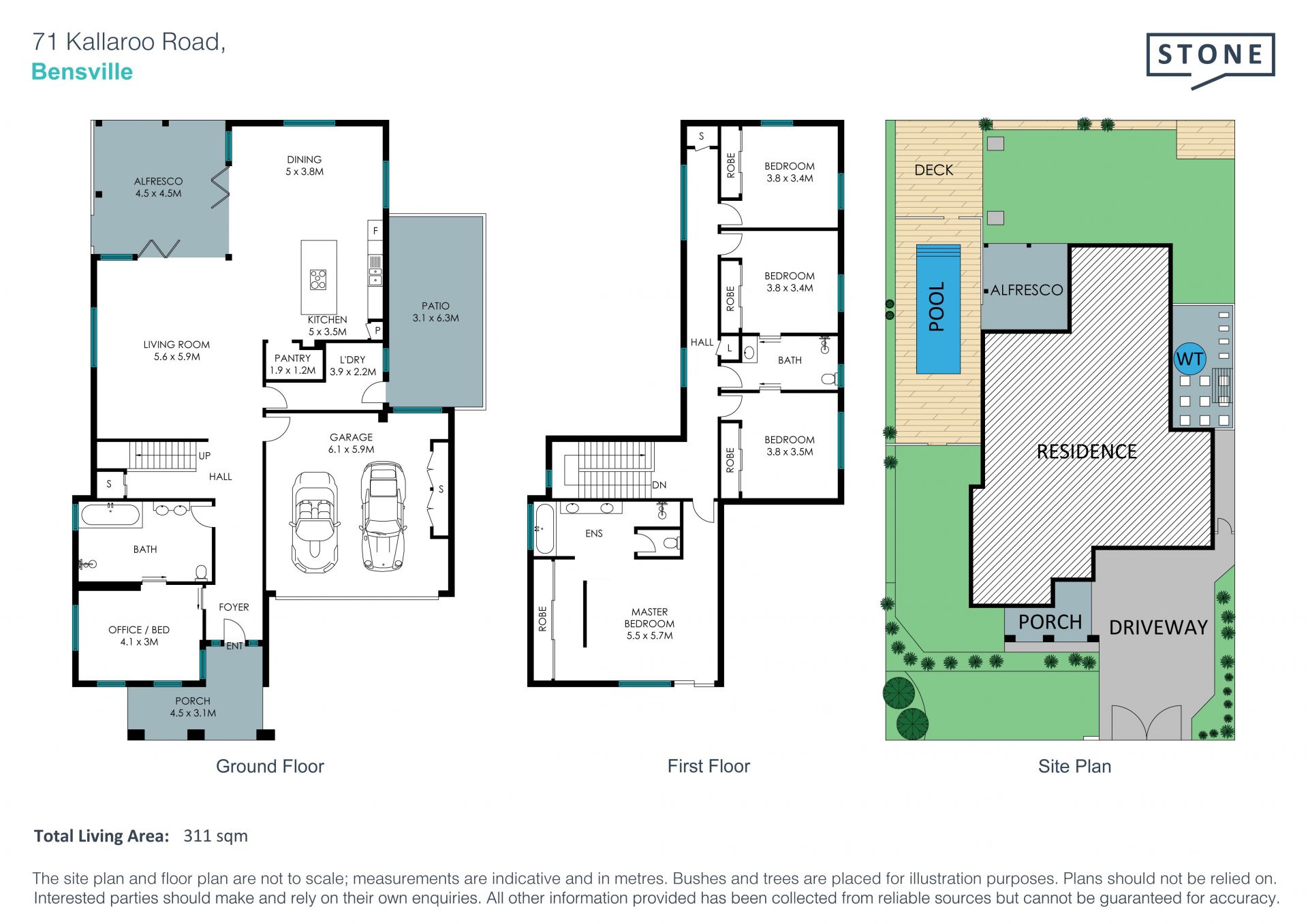 Luxury family entertainer with pool