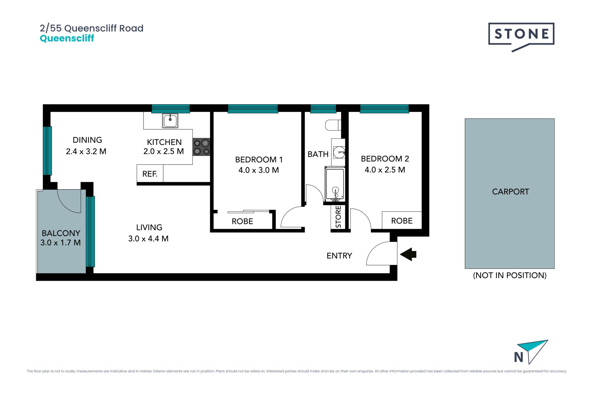 Coastal beach pad in a convenient beachside location
