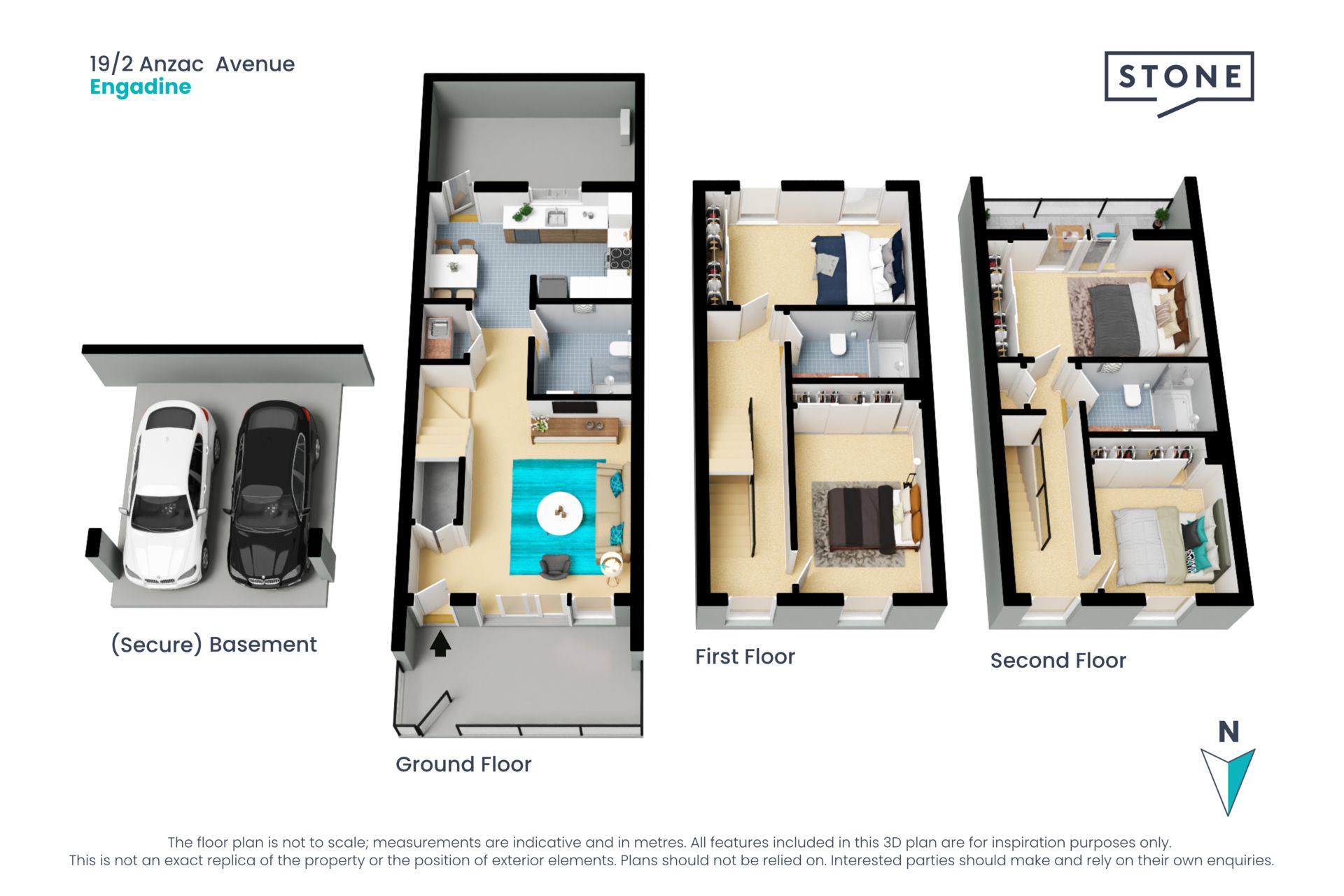 Centrally located, stylish townhouse