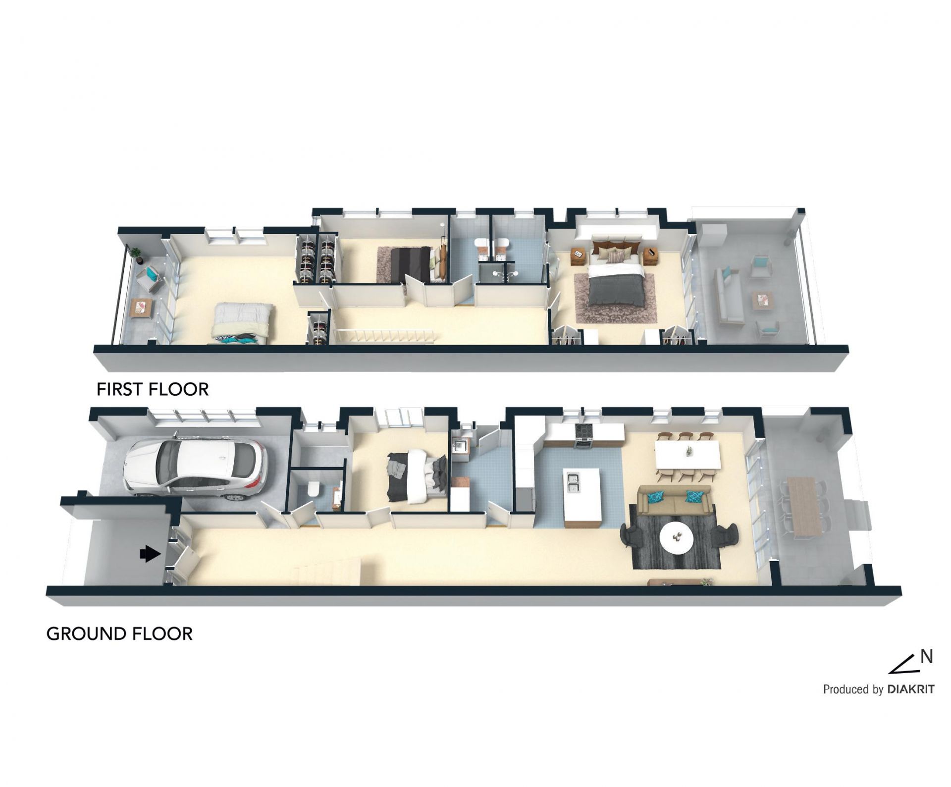 Modern family entertainer in an ideal location