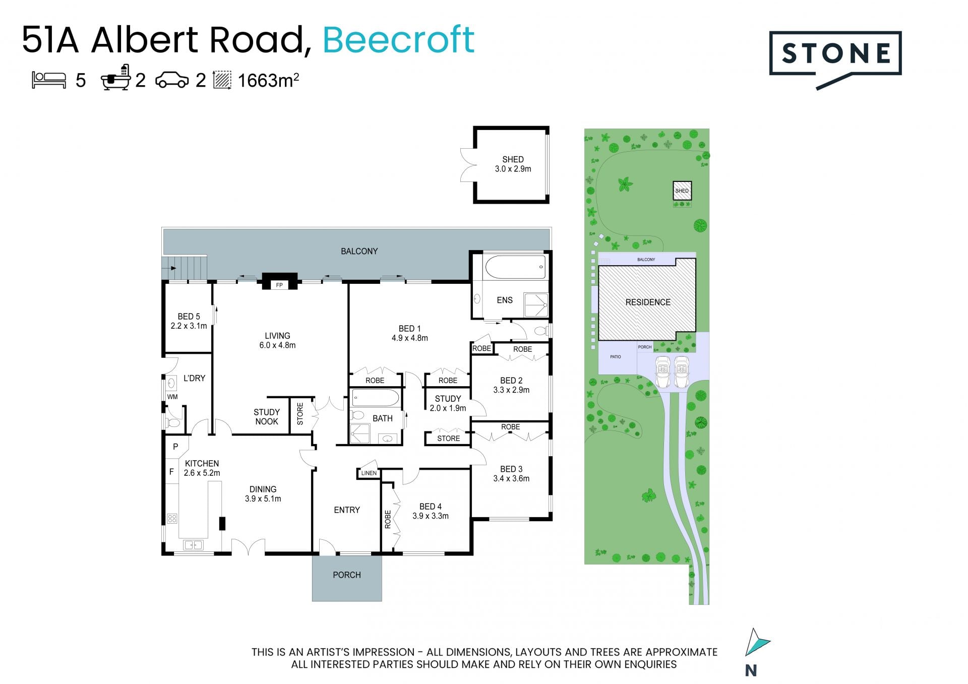 Charm and character on 1663sqm in Beecroft Public catchment