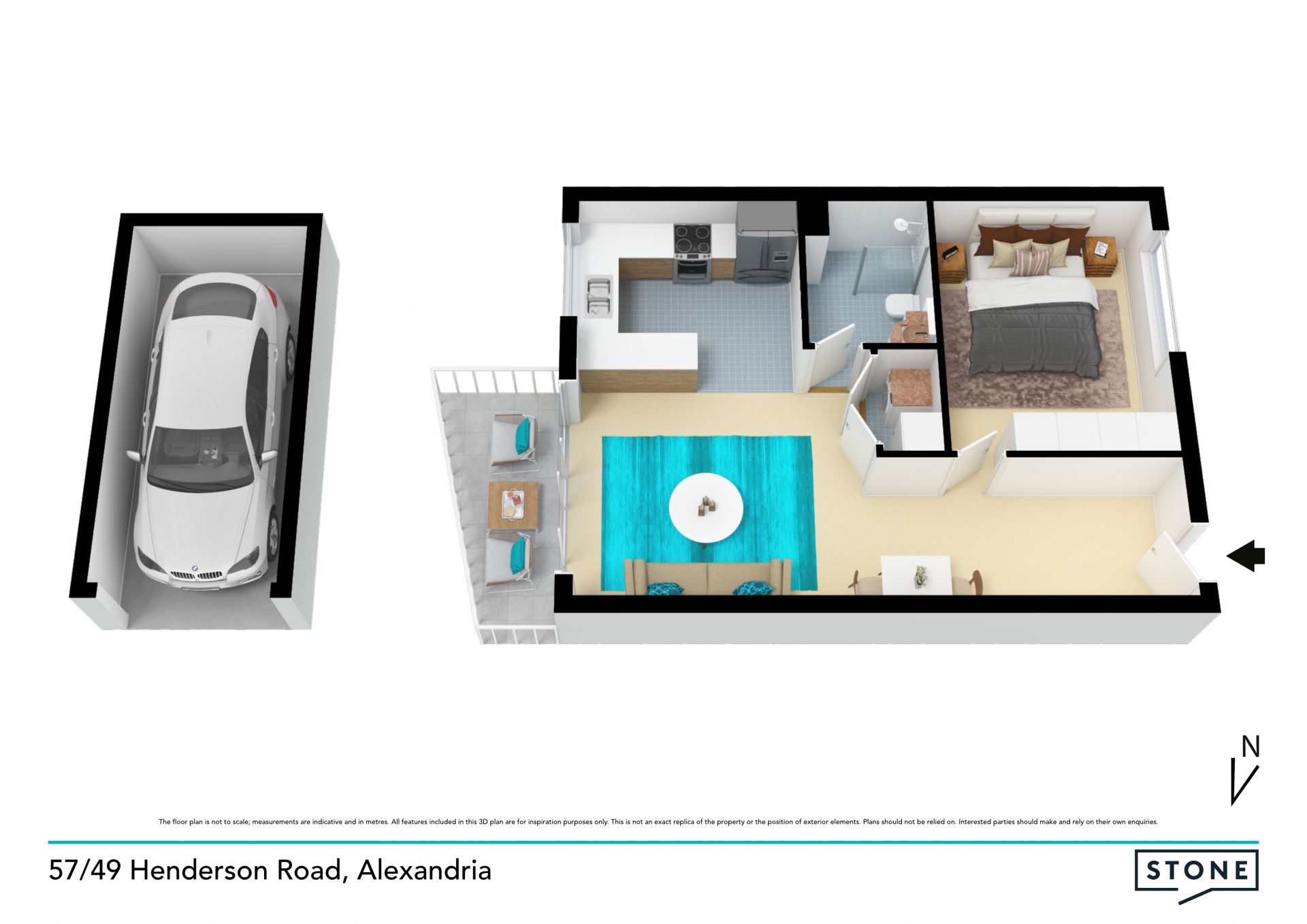 Super smart buying in a modern security apartment