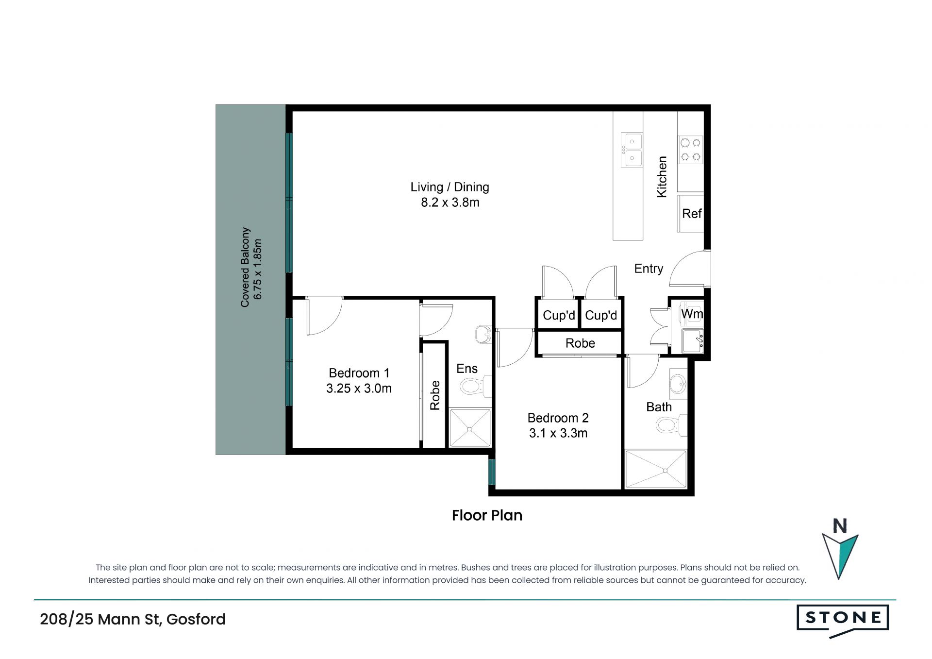 Contemporary style apartment