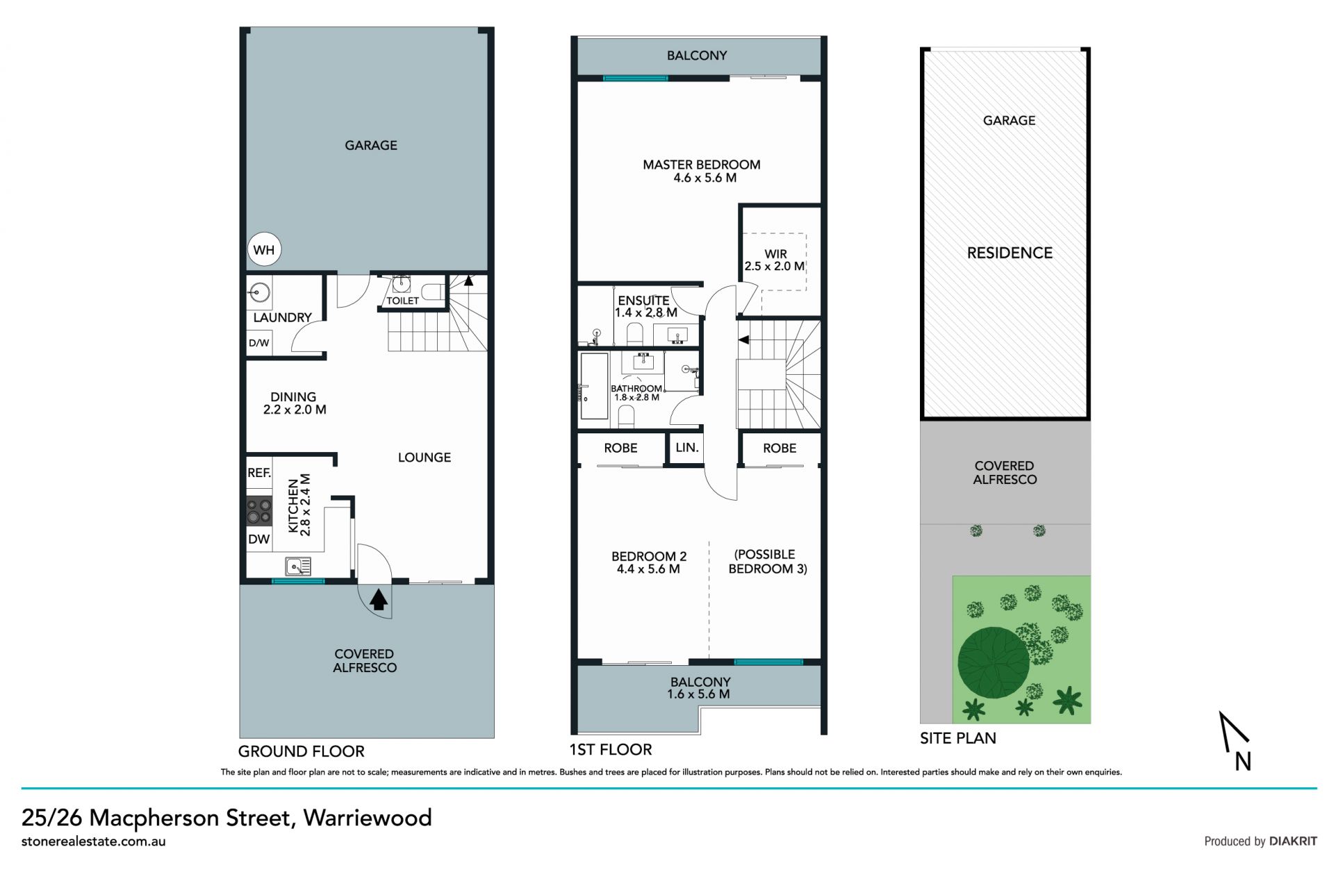 North-facing townhome in quiet, convenient location