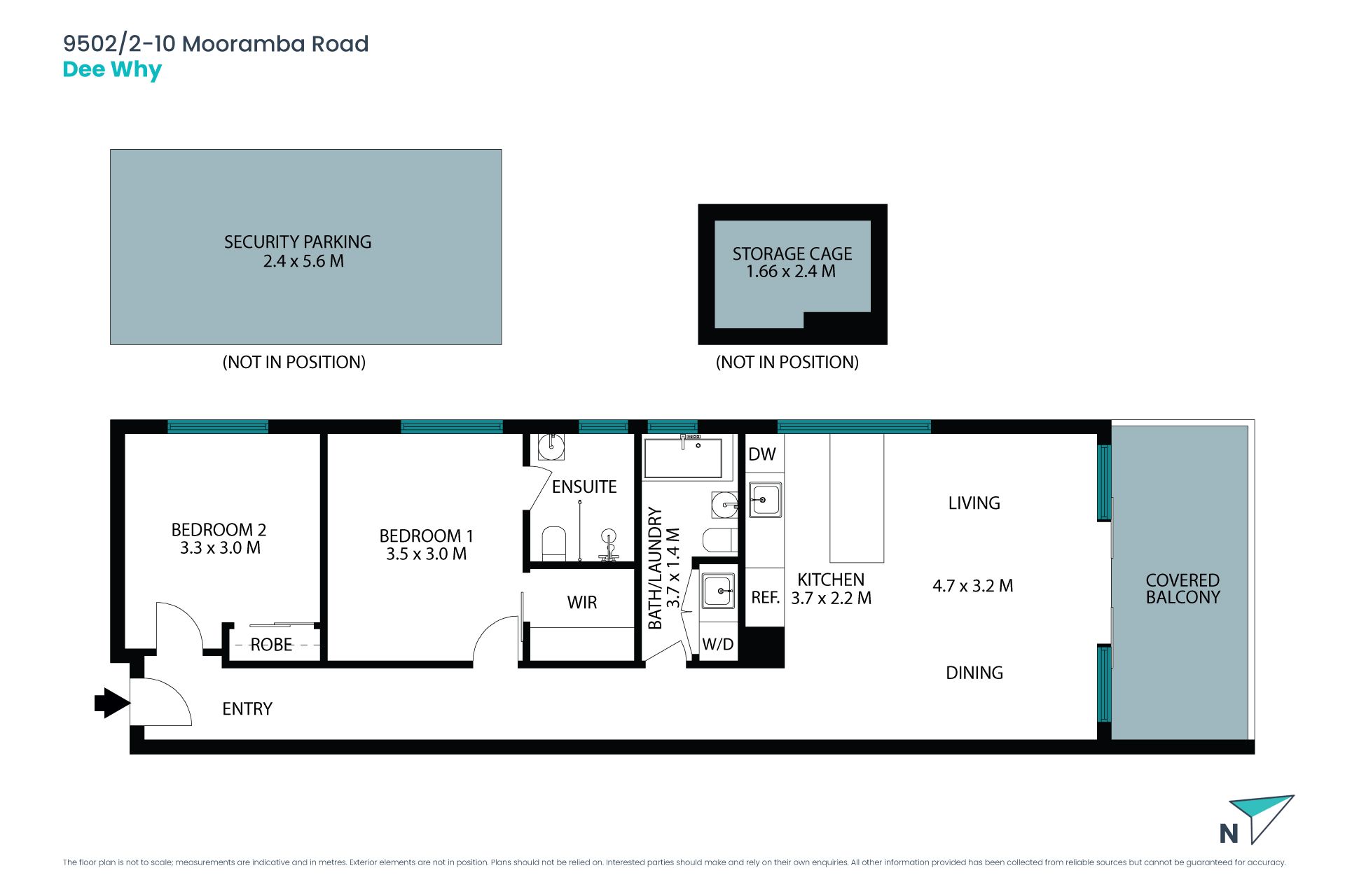 North aspect, style and convenience with one common wall